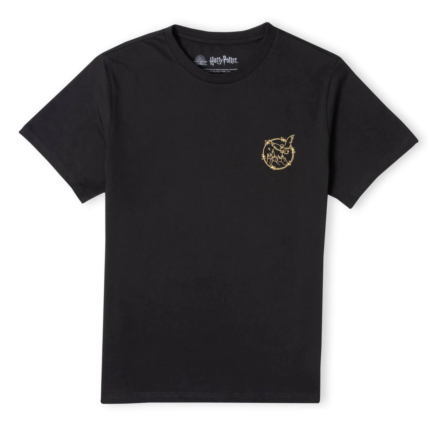 Harry Potter Metallic Pocket Print Men's T-Shirt - Black