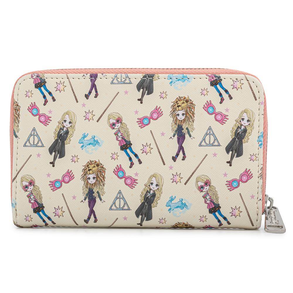 Loungefly Harry Potter Luna Lovegood AOP Zip Around Wallet
