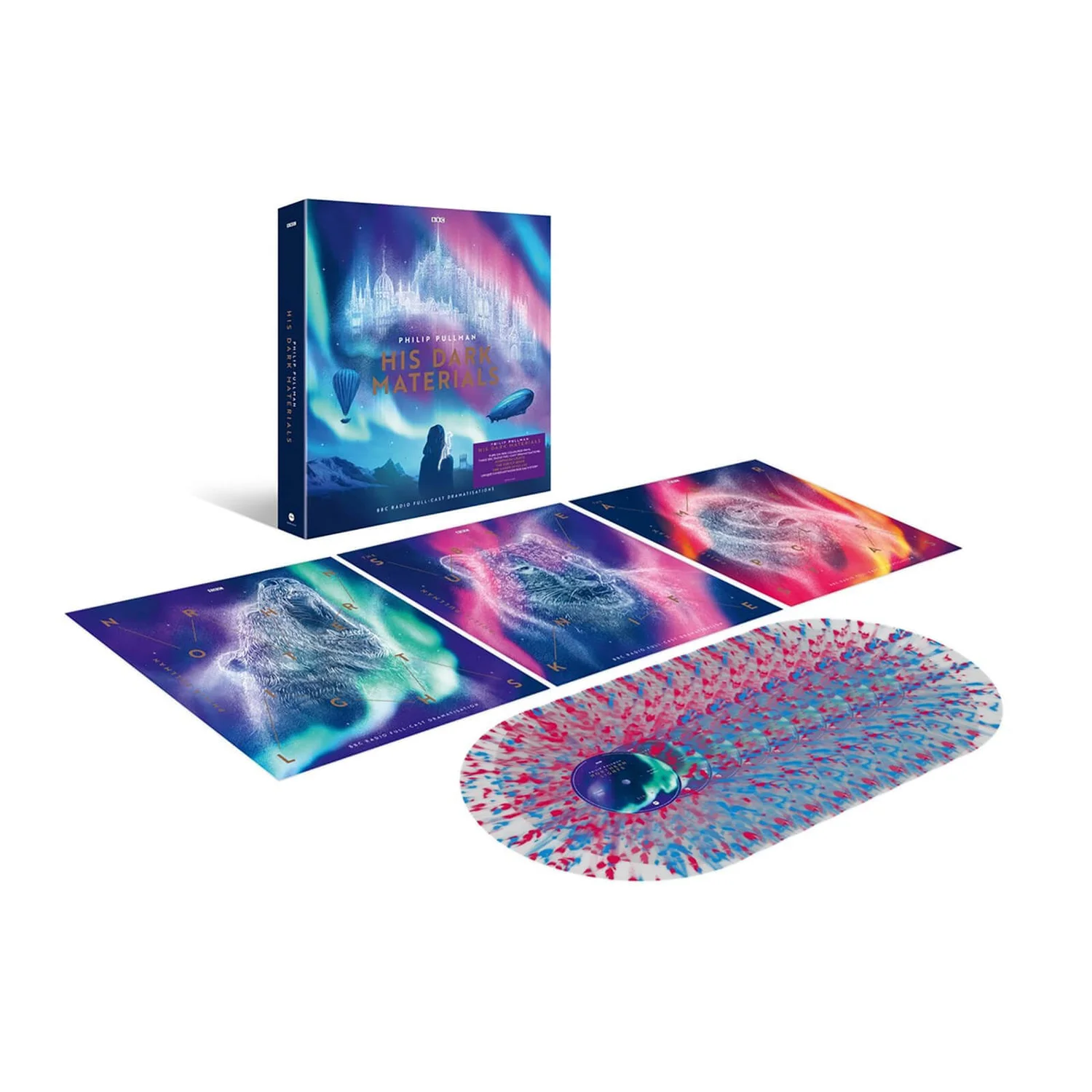 Philip Pullman - His Dark Materials (Heavyweight Daemonic Dustburst Splatter Vinyl) Vinyl Box Set Box Set