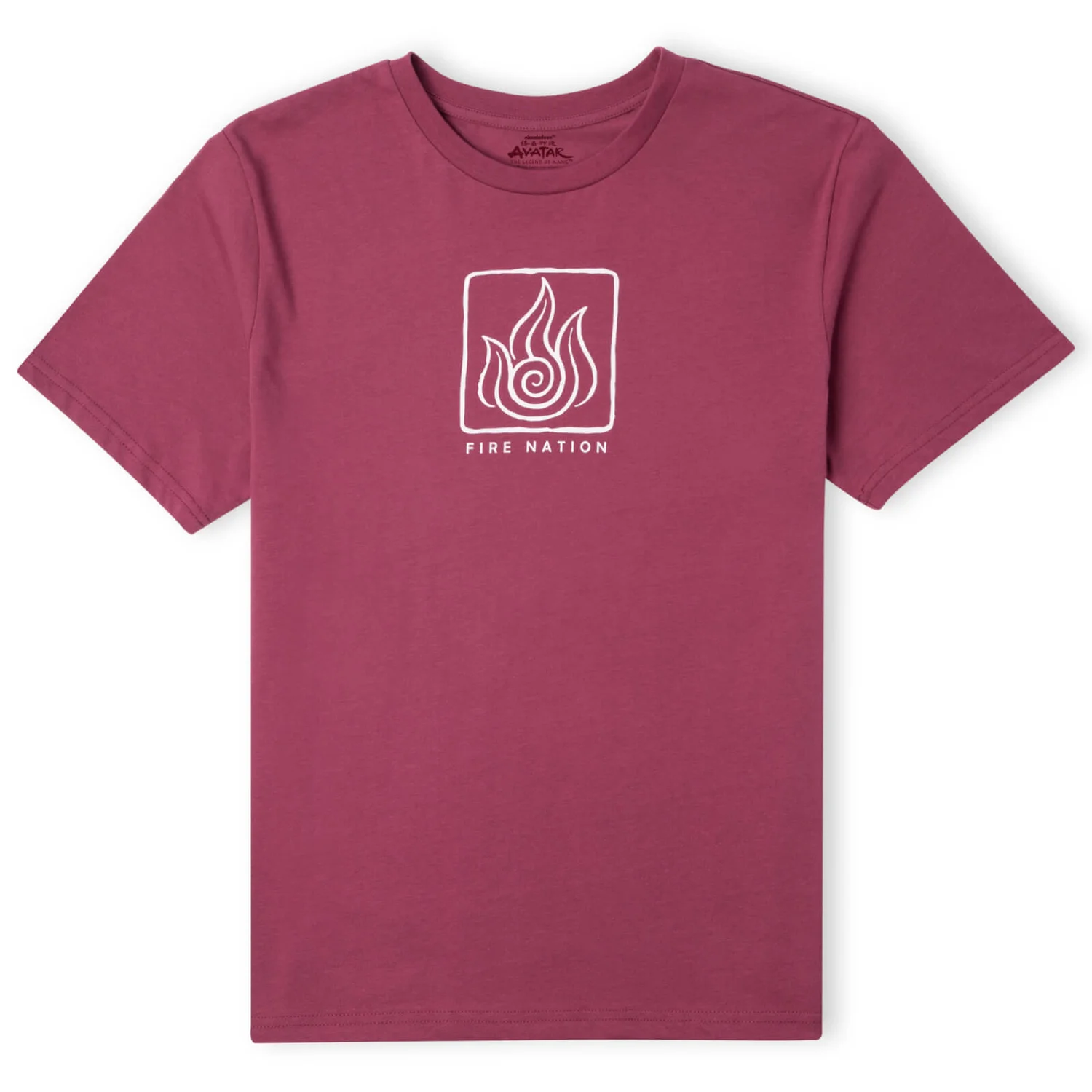 Avatar Fire Nation Unisex T-Shirt - Burgundy