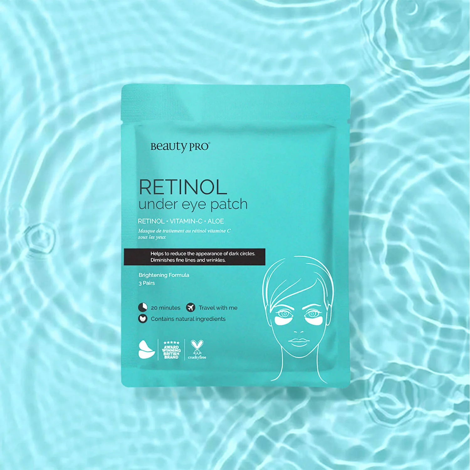 BeautyPro Retinol Under Eye Patch (3 Pares)