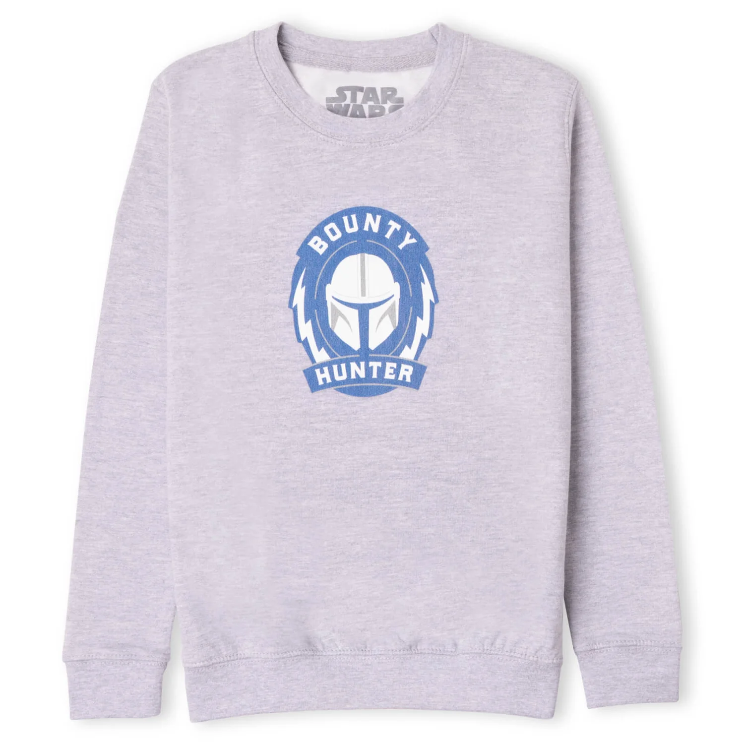Star Wars The Mandalorian Bounty Hunter Kids' Sweatshirt - Grey