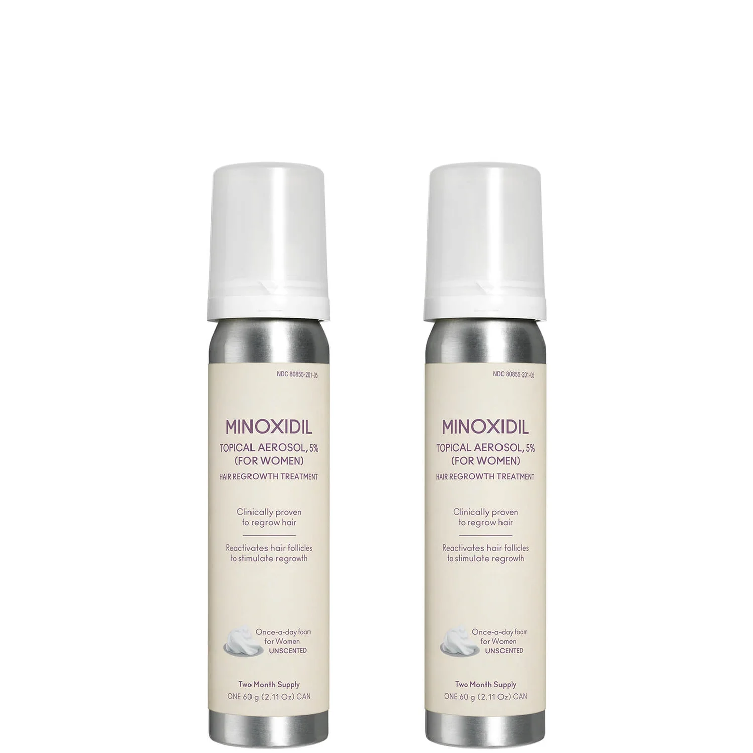 VIRTUE Minoxidil Foam 5 For Women 2 piece