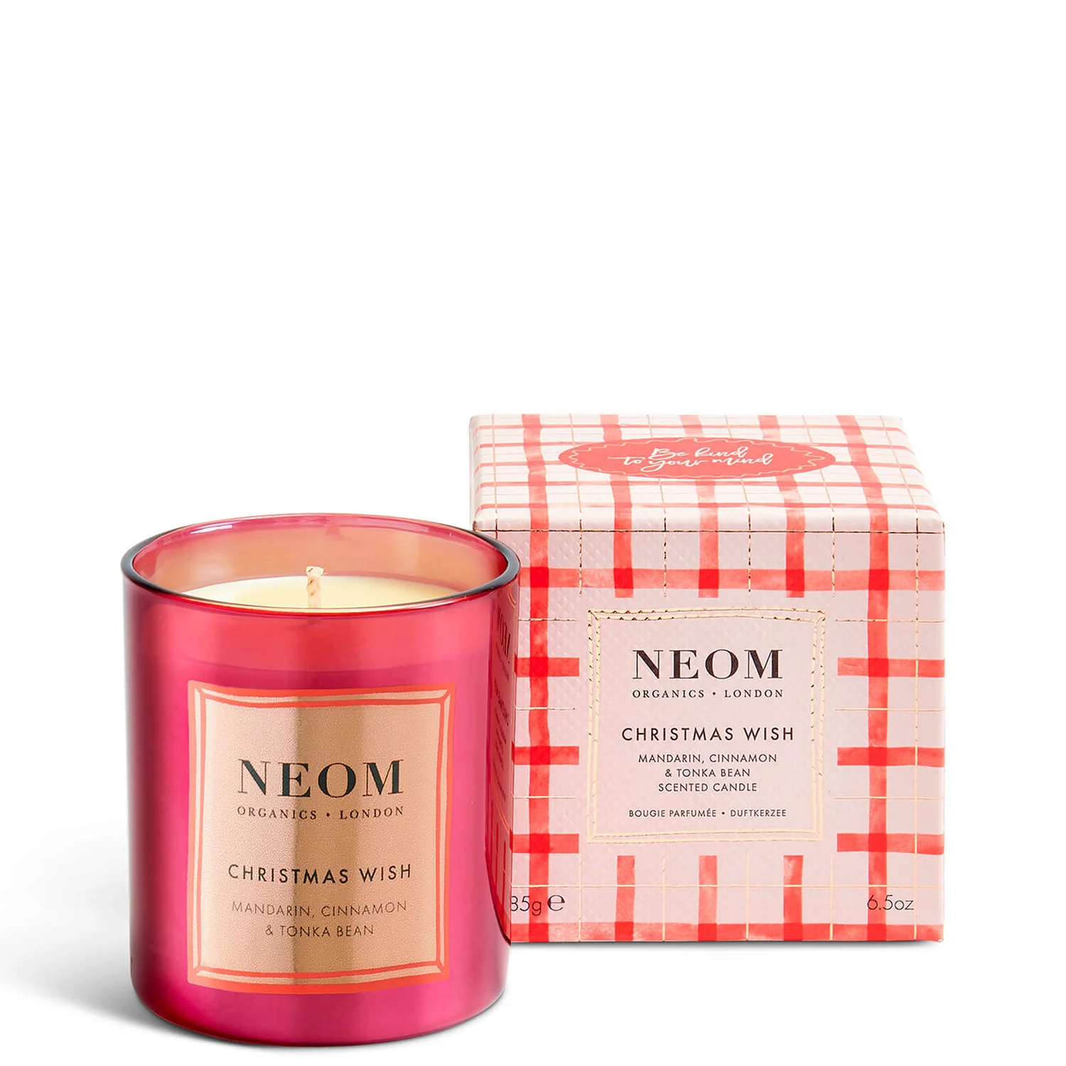 NEOM Vánoční přání 1 knotová svíčka