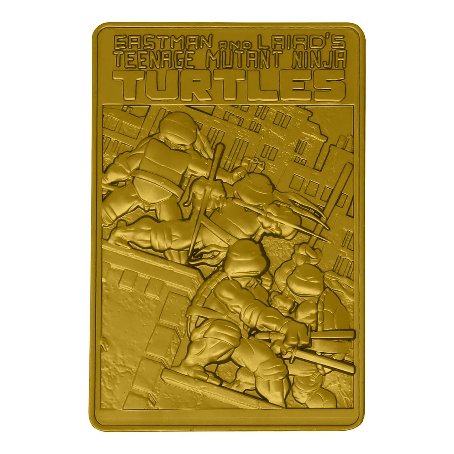 Fanattik Teenage Mutant Ninja Turtles 24k gold plated ingot