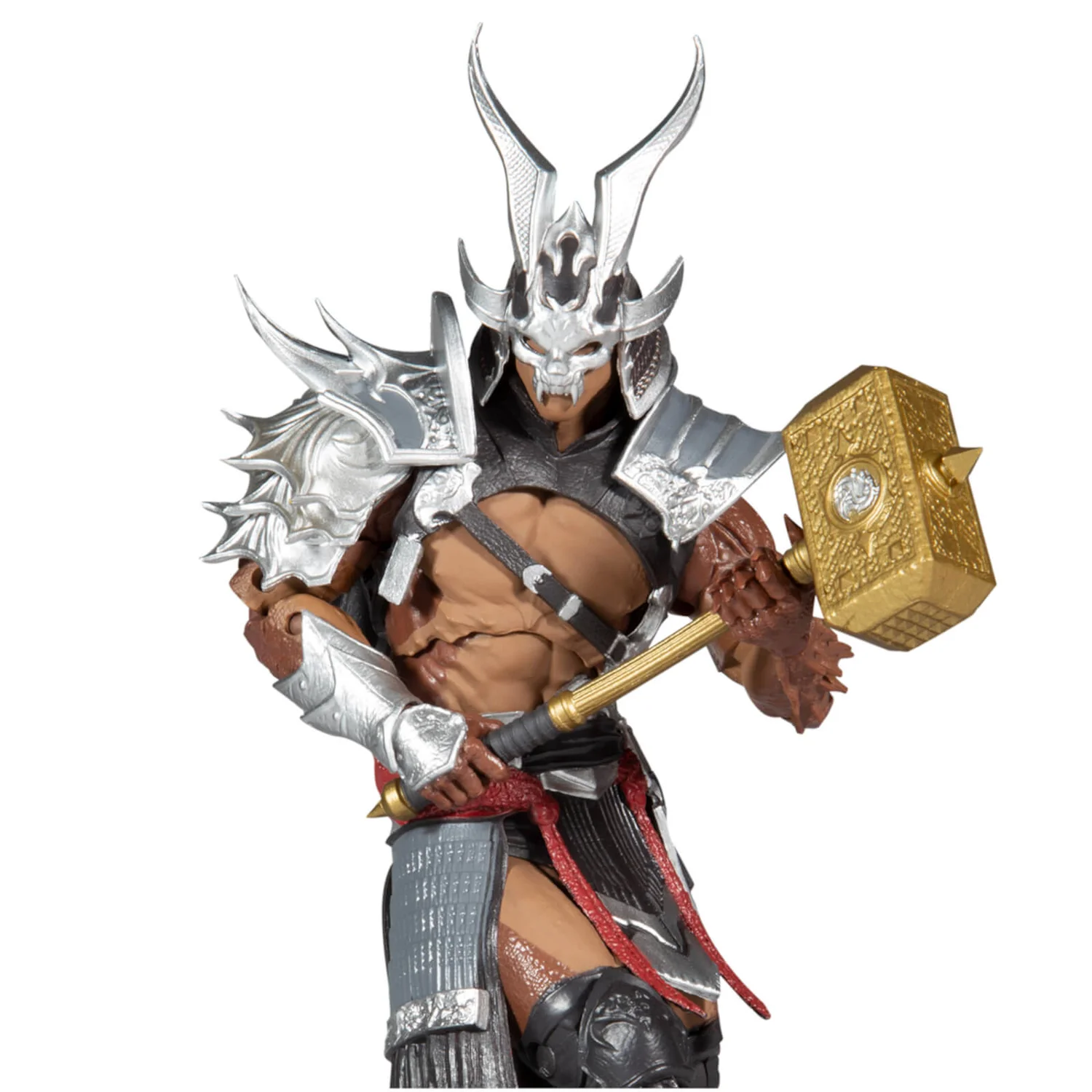 McFarlane Mortal Kombat 7 Inch Action Figure - Shao Kahn (Platinum Kahn)