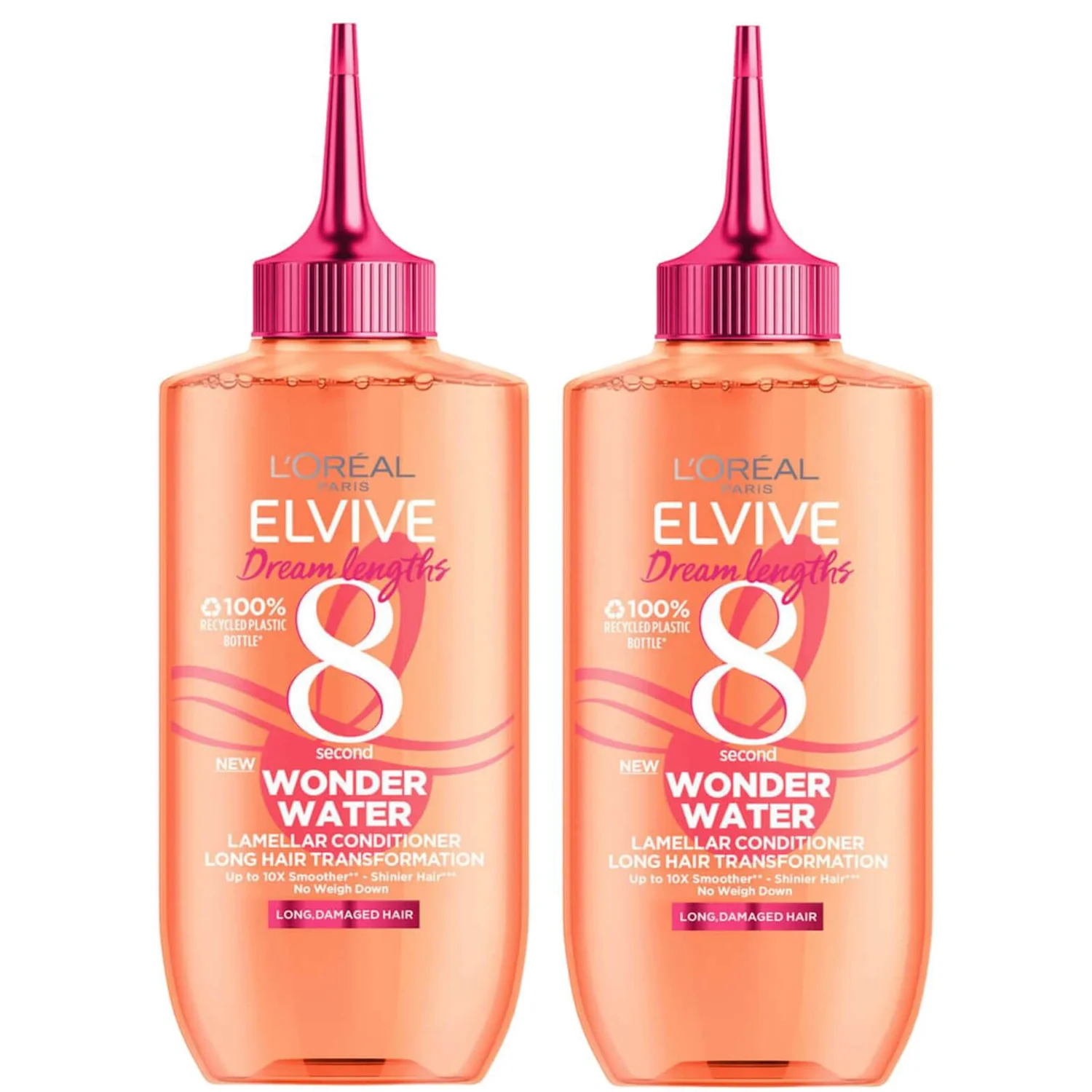 L’Oréal Paris Elvive Dream Lengths Wonder Water 8 Second Hair Treatment 200 ml Duo