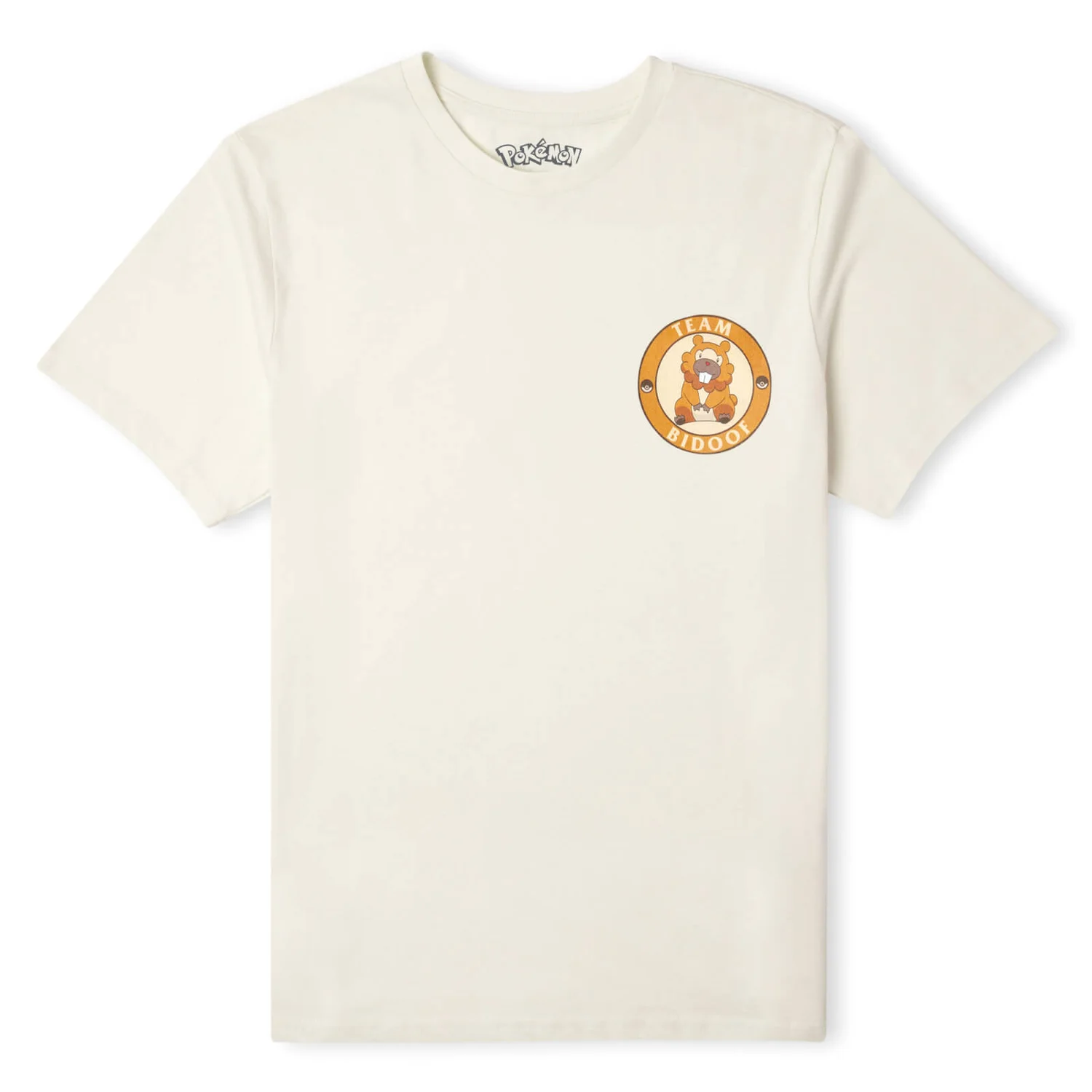 Pokémon Team Bidoof Unisex T-Shirt - Cream
