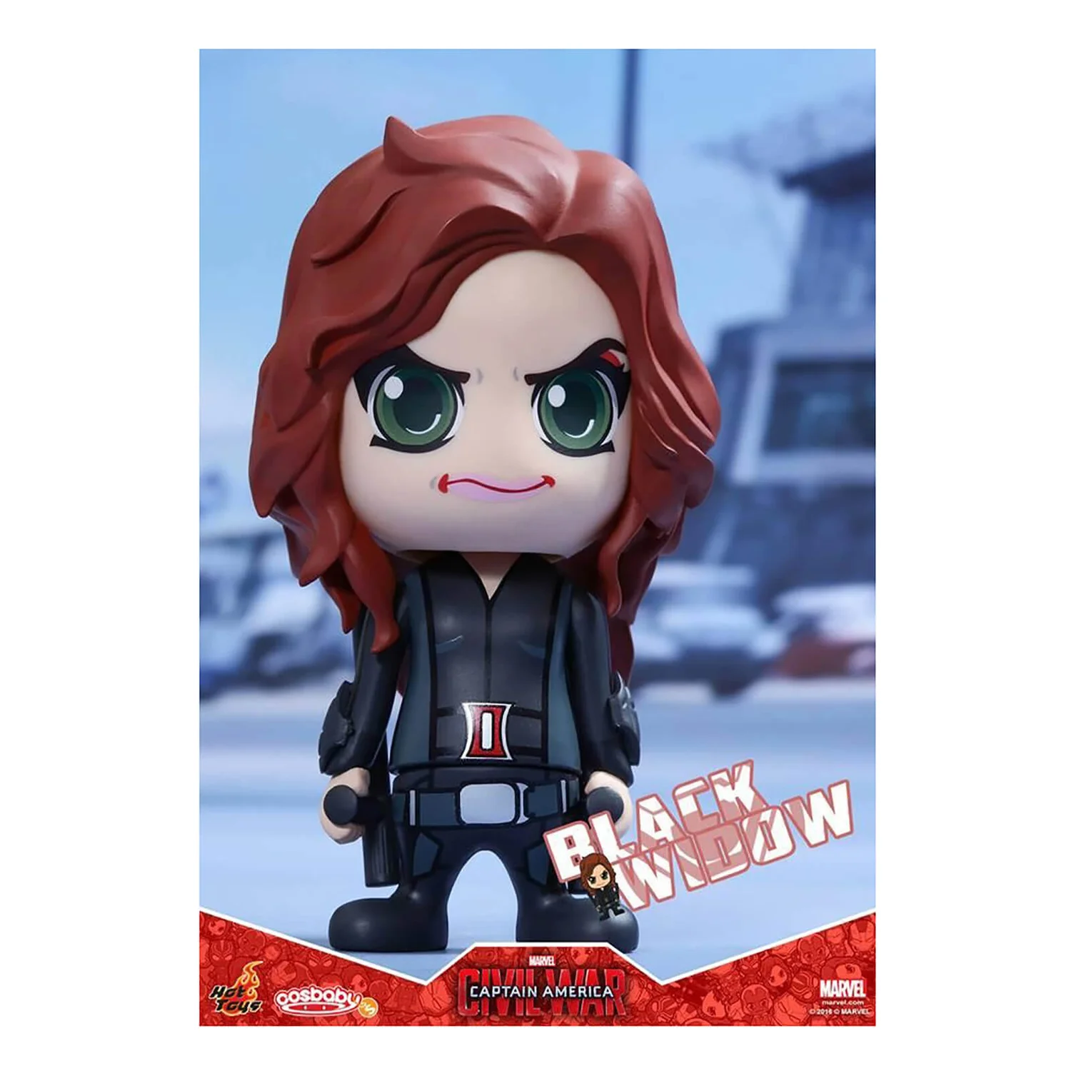 Hot Toys Cosbaby Marvel Captain America Civil War [Size S] - Black Widow