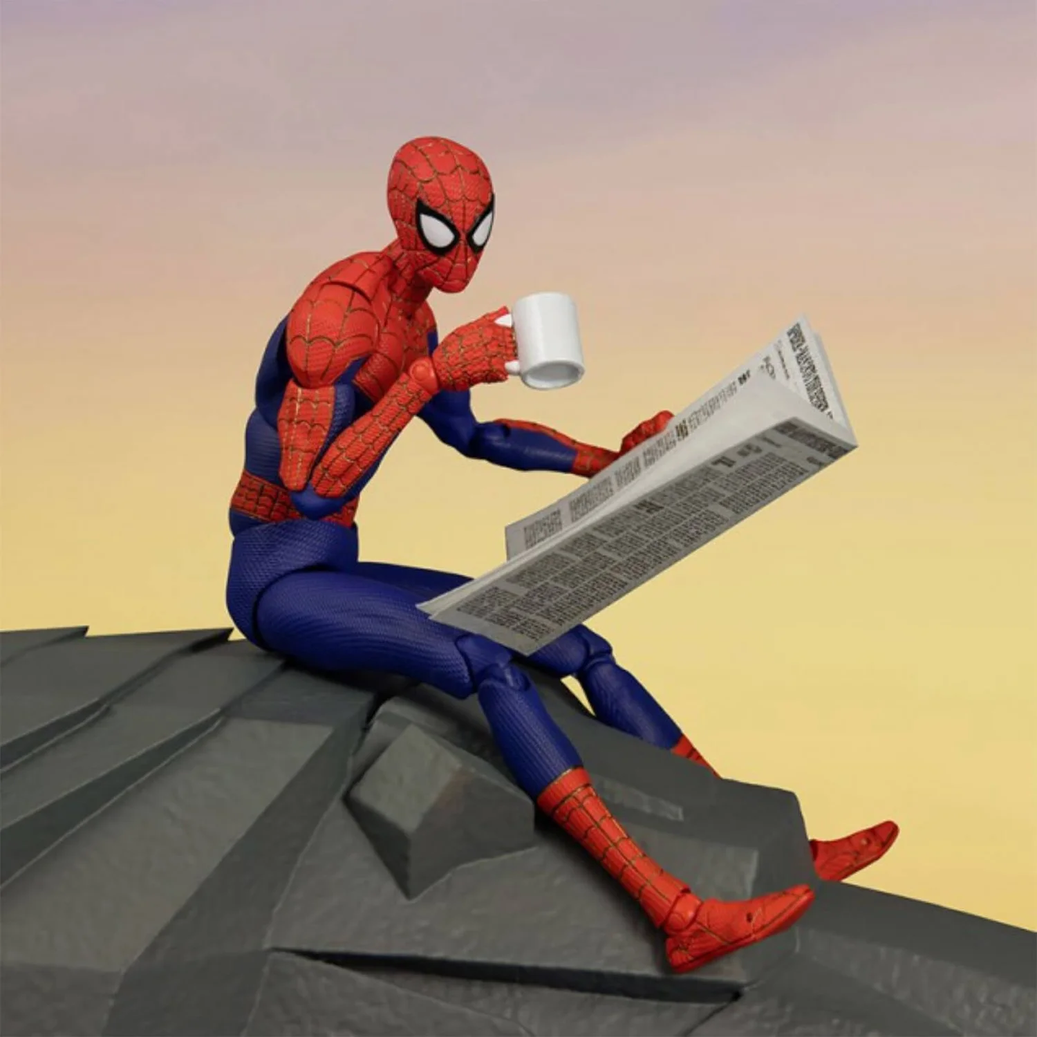Spider-Man: Enter The Spider-Verse SV-ACTION Figure - Peter B. Parker (Special Version)