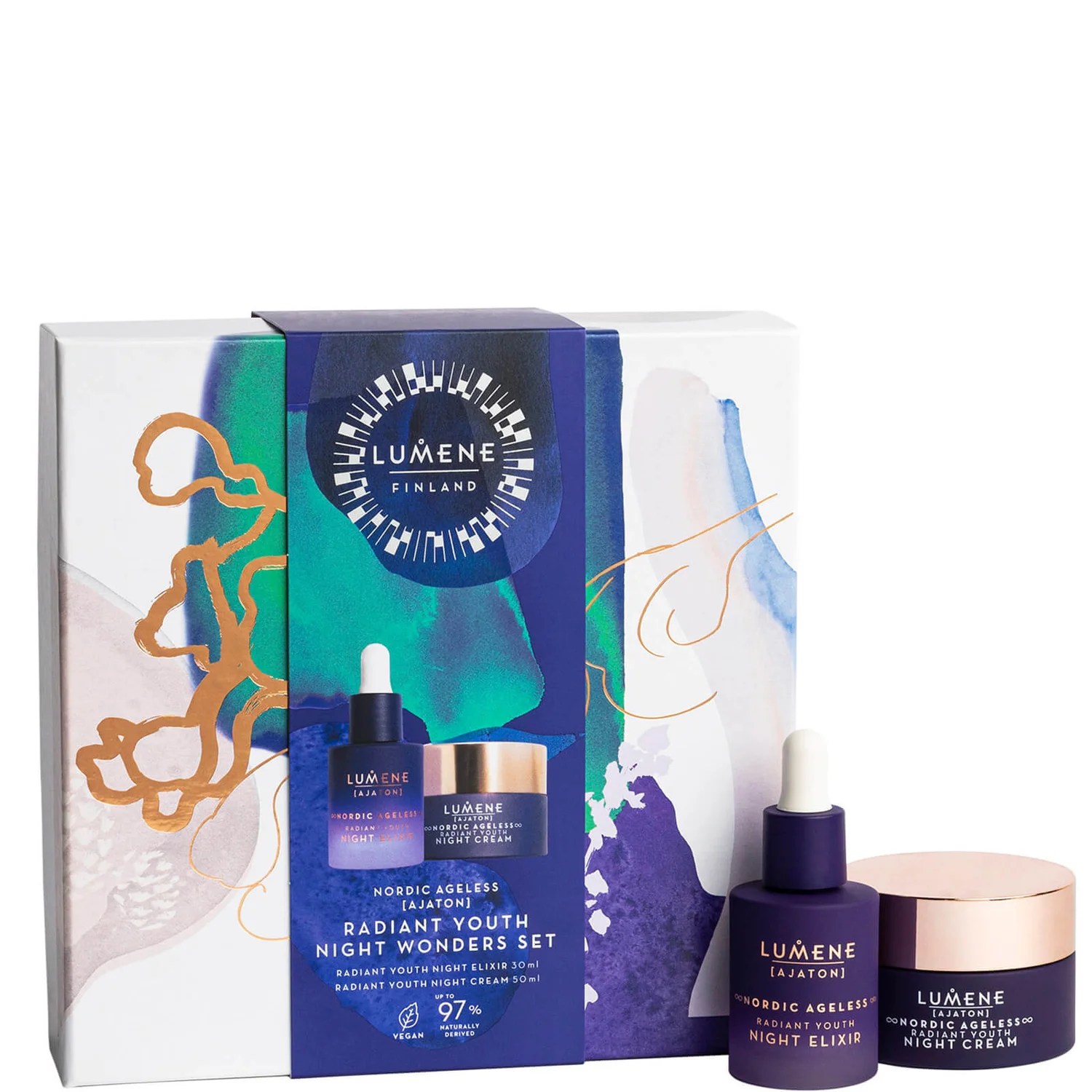 Lumene Nordic Ageless [Ajaton] Radiant Youth Night Wonders Set