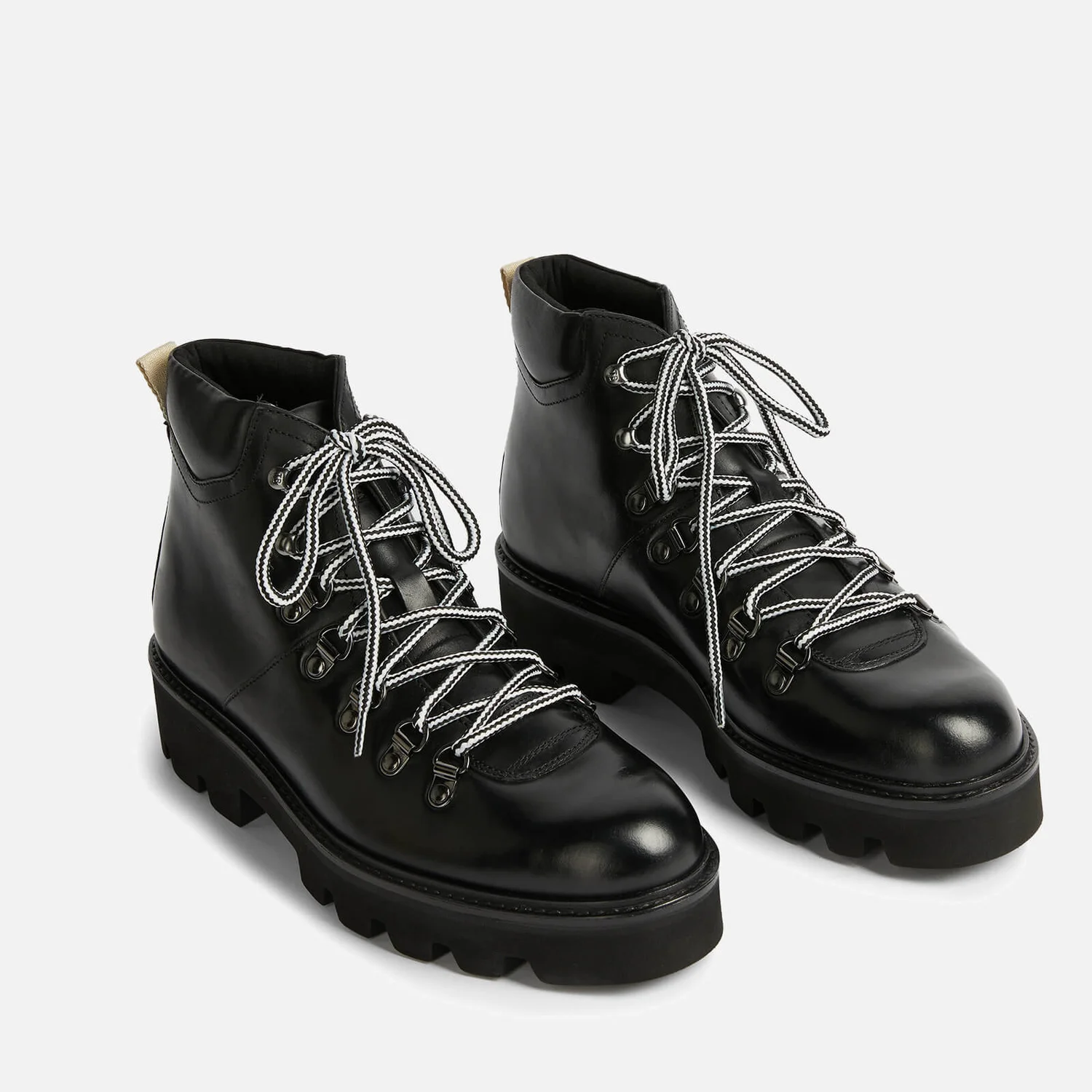 Ted Baker Women's Ammella Leather Hiking Style Boots - Black
