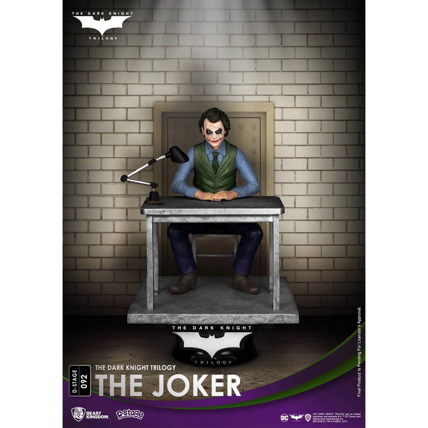 Beast Kingdom DC Comics D-Stage PVC Diorama The Dark Knight Trilogy The Joker 16 cm