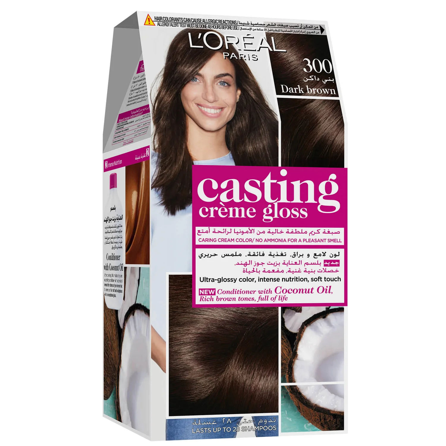 L'Oréal Paris Casting Crème Gloss - 300 Dark Brown 271g