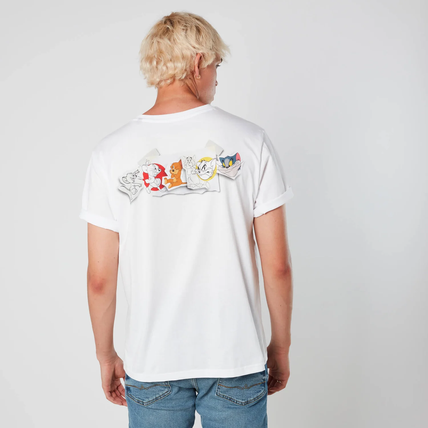Tom & Jerry Evolution Men's T-Shirt - White