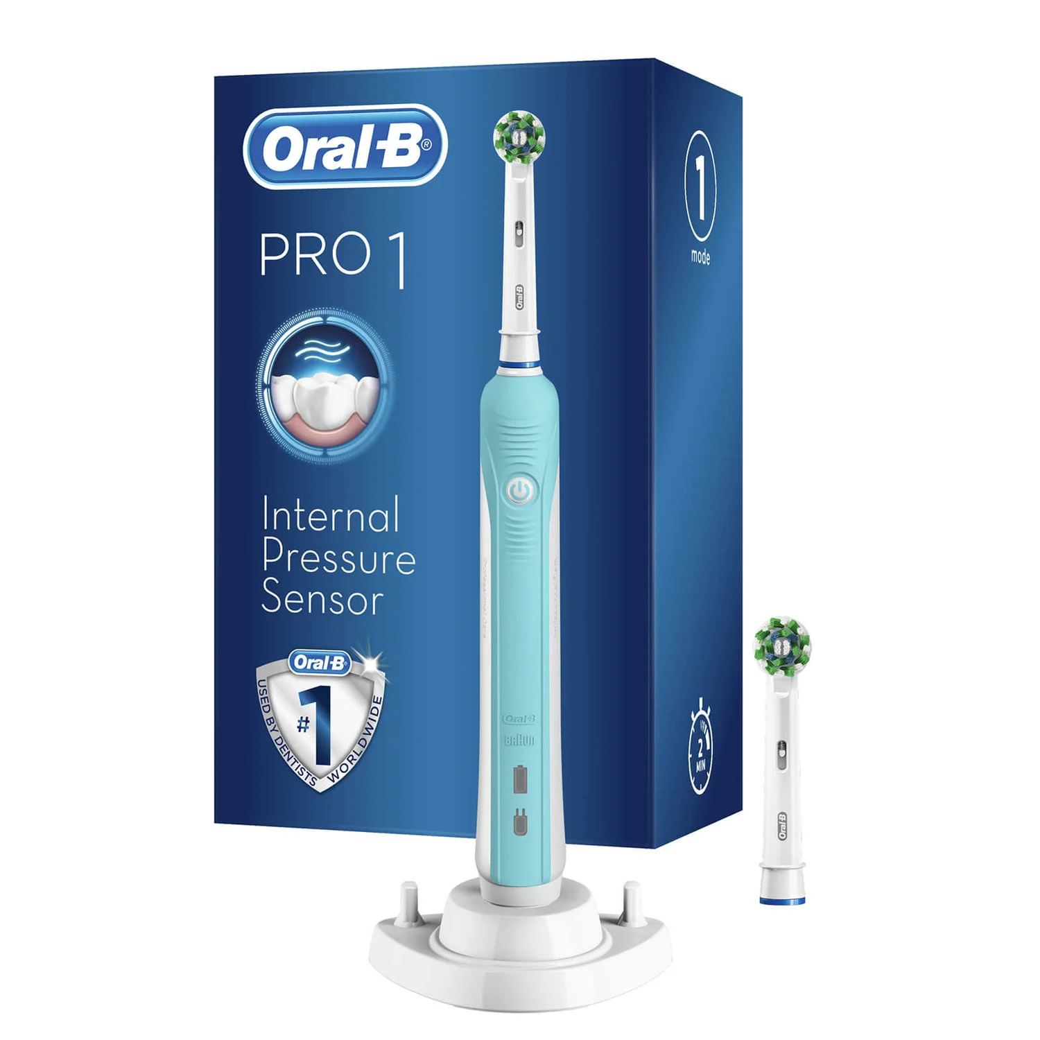 Oral-B Pro 1 670 Escova de Dentes Elétrica - Turquesa