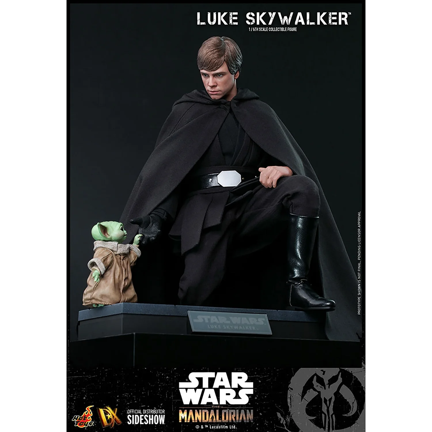 Hot Toys Star Wars The Mandalorian 1:6 Scale Luke Skywalker Statue (28cm)
