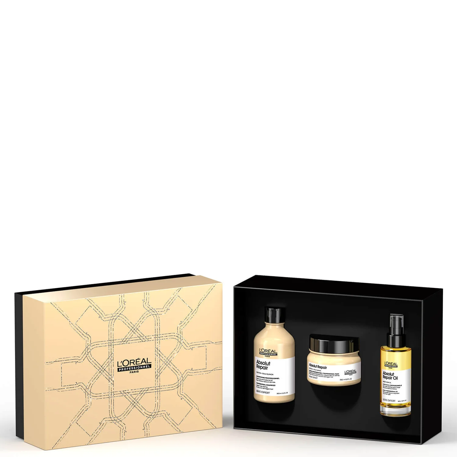 L'Oréal Professionnel Serie Expert Gold Trio (v hodnotě 61,00 £)