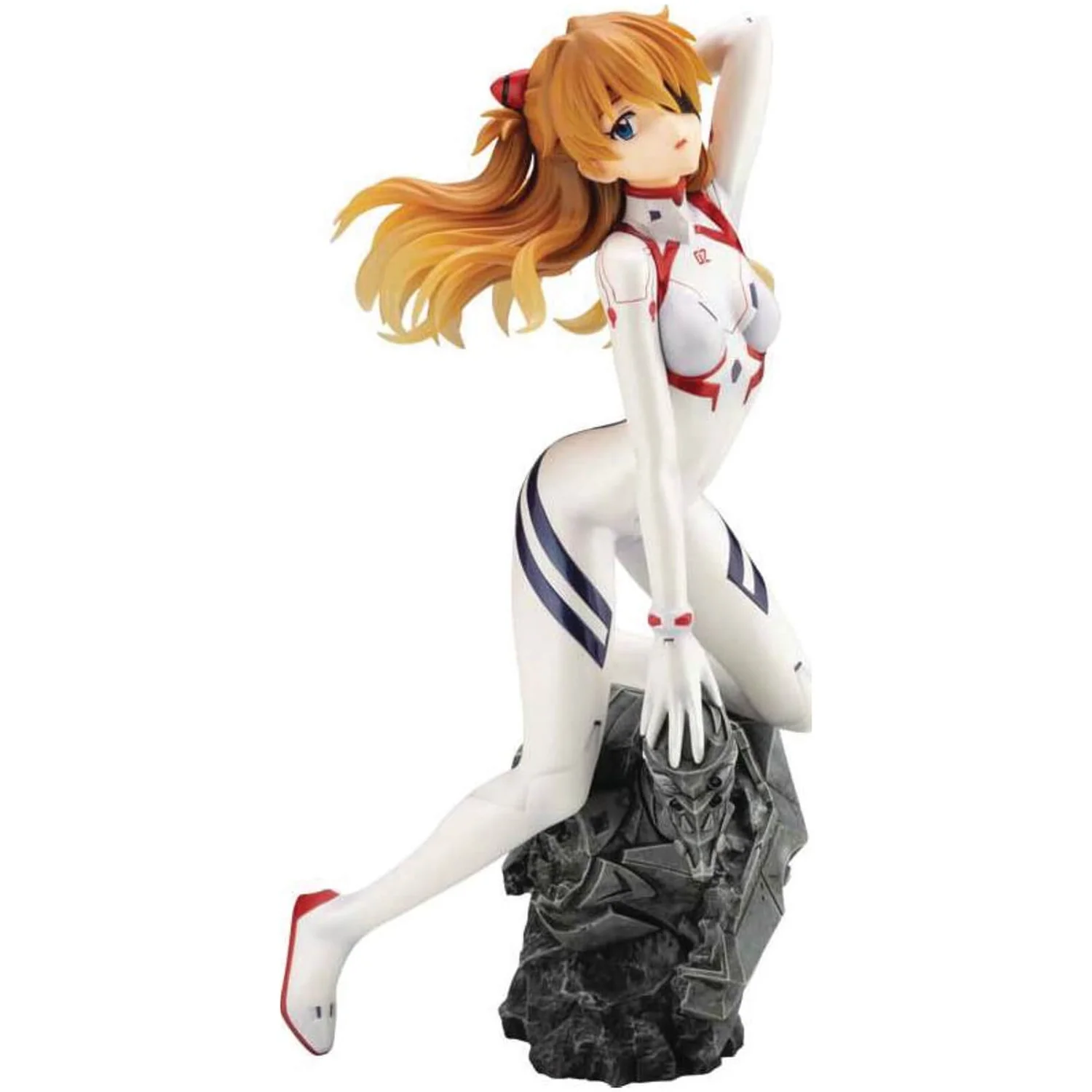 Kotobukiya Evangelion 3.0+1.0 Thrice Upon A Time Ani*Statue - Asuka Shikinami Langley (White Plugsuit Version)