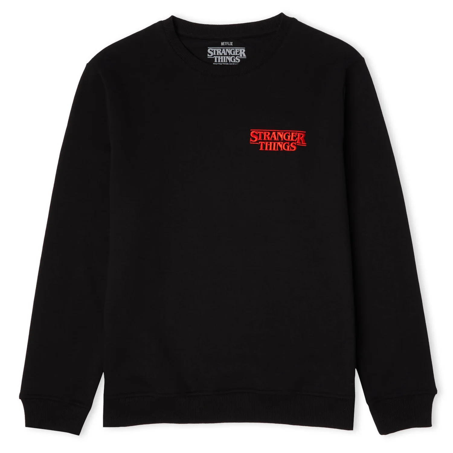 Stranger Things Stuck In The Upside Down Unisex Sweatshirt - Black