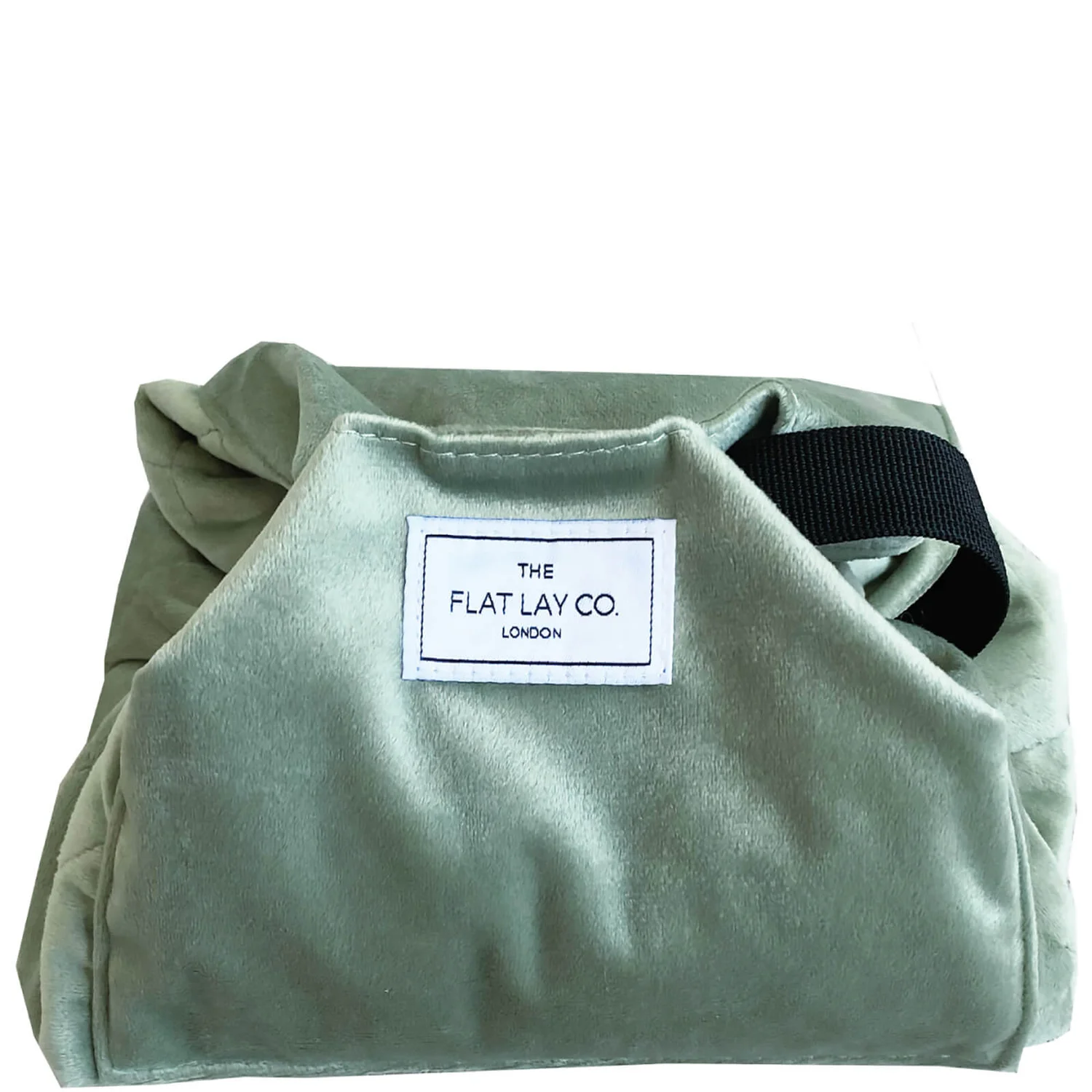 lookfantastic.se | The Flat Lay Co. Drawstring Bag - Sage Green Velvet