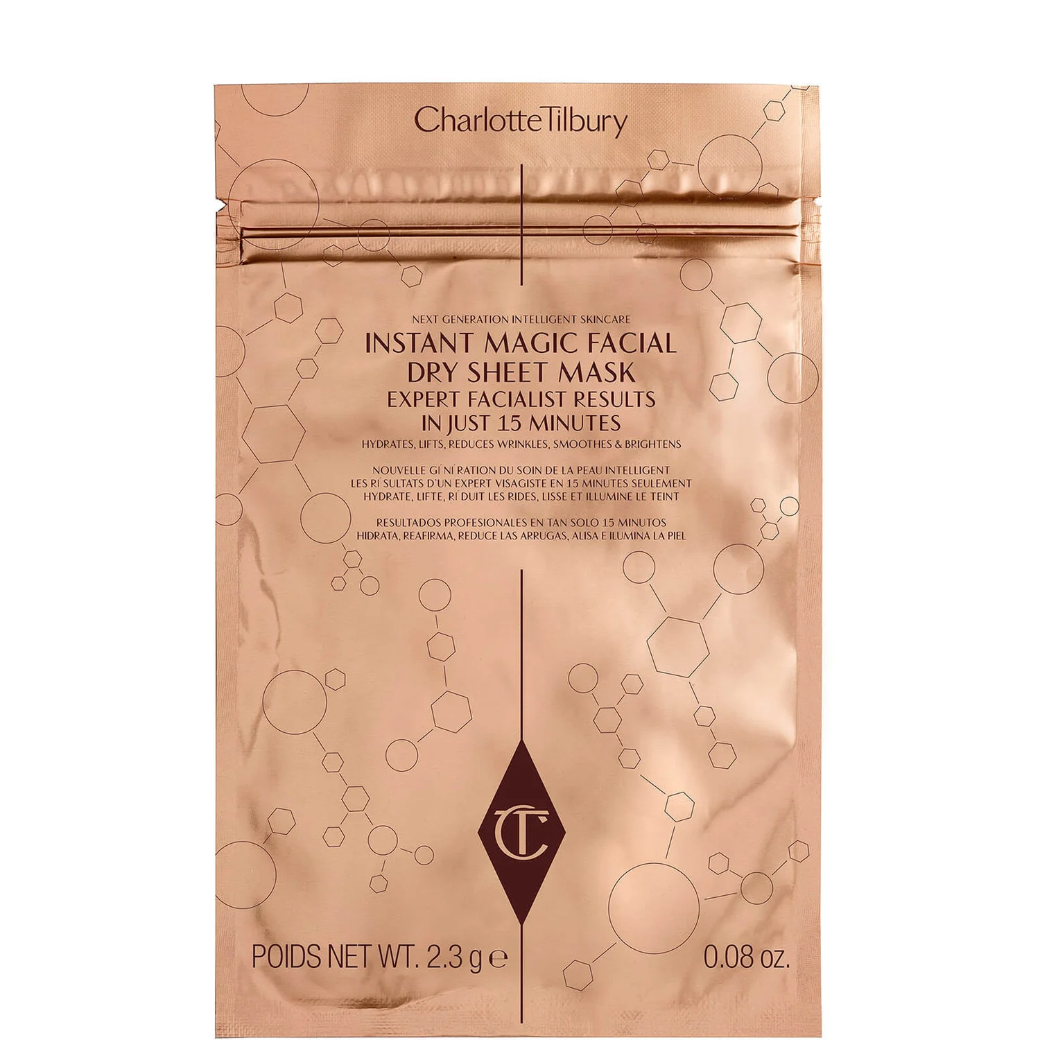 Charlotte Tilbury Instant Magic Facial Dry Sheet Mask best waterless skincare products UK