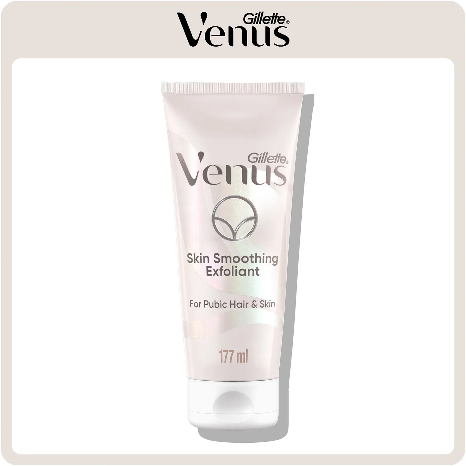Venus Skin Smoothing Exfoliant for Pubic Hair and Skin (177ml)