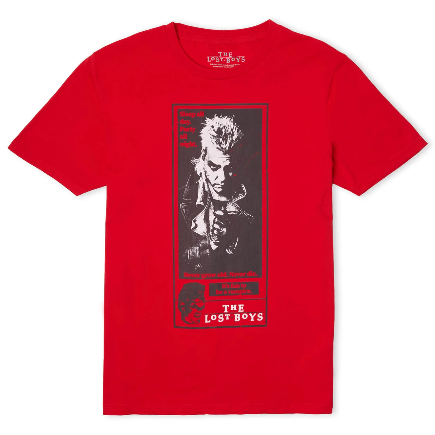 The Lost Boys Sleep All Day Party All Night Unisex T-Shirt - Red