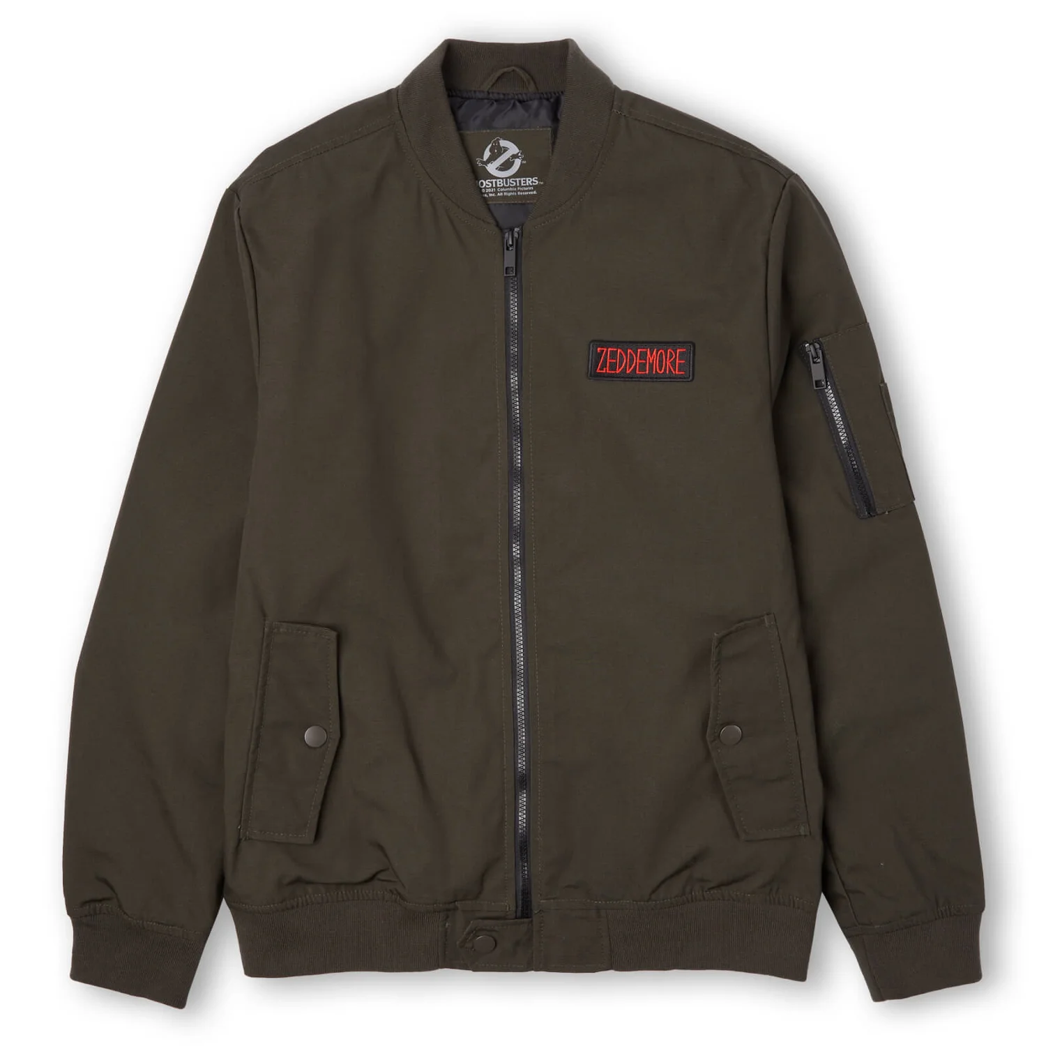 Ghostbusters Zeddemore Bomber Jas - Kaki