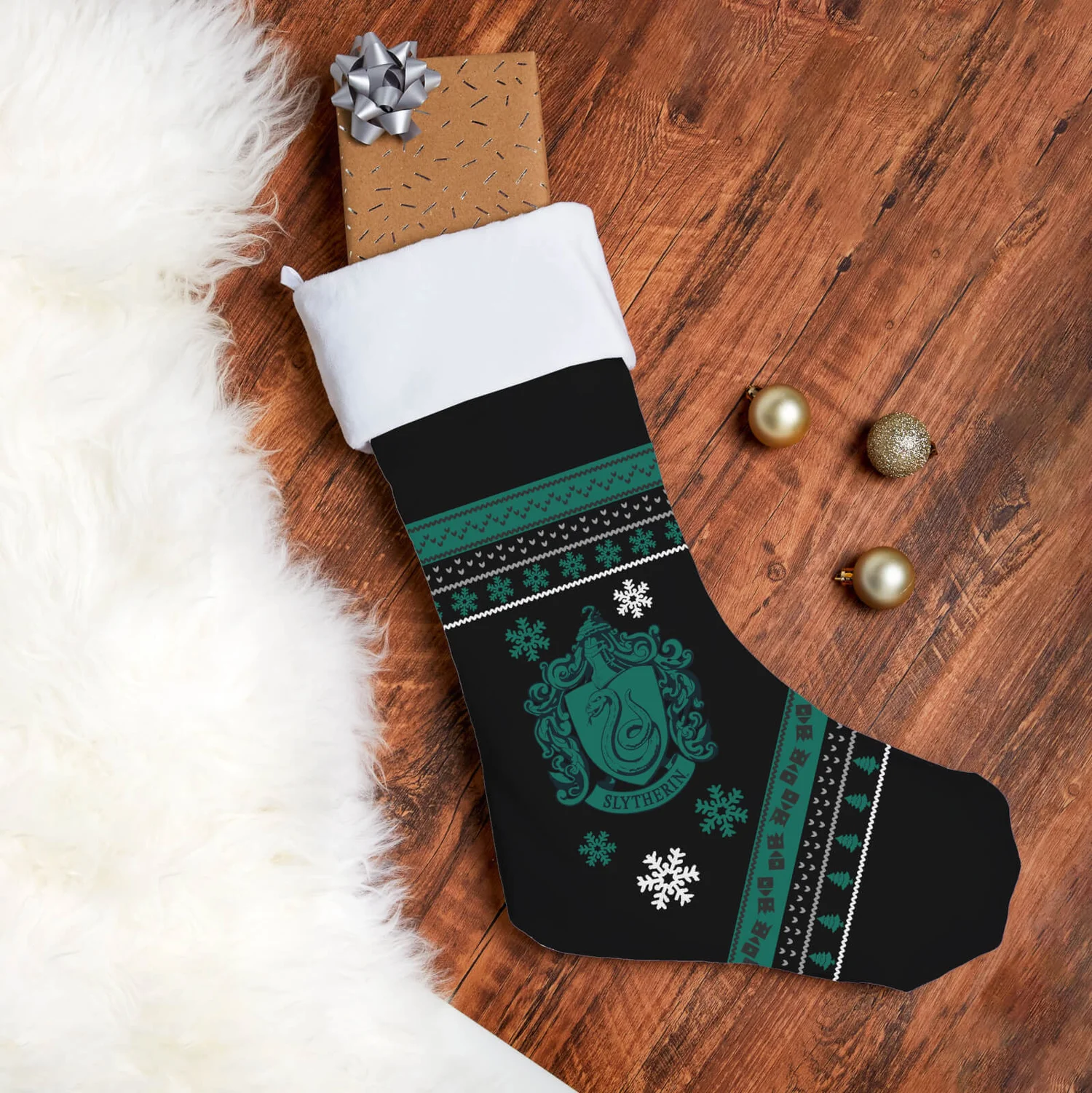 Harry Potter Slytherin Christmas Christmas Stocking