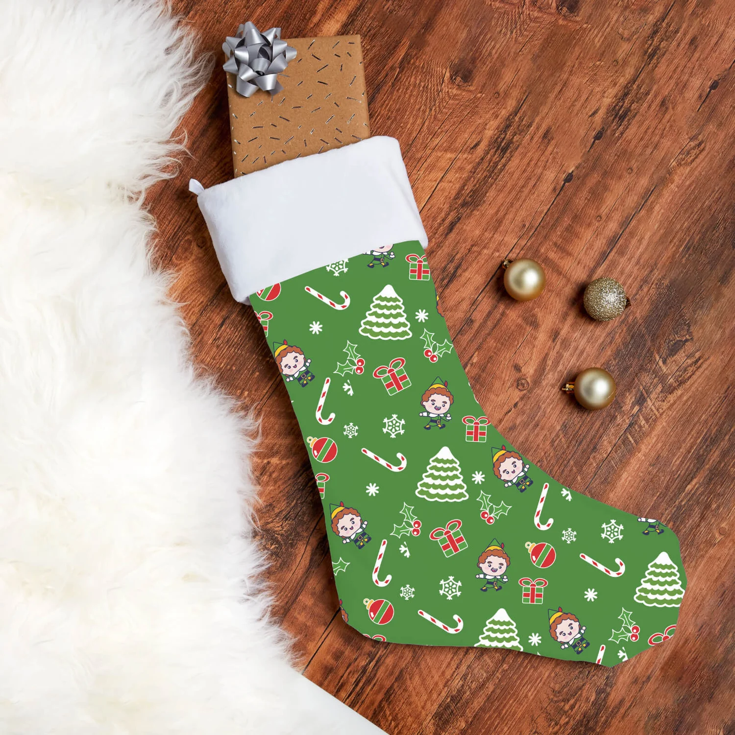 Elf Buddy Icons Christmas Stocking