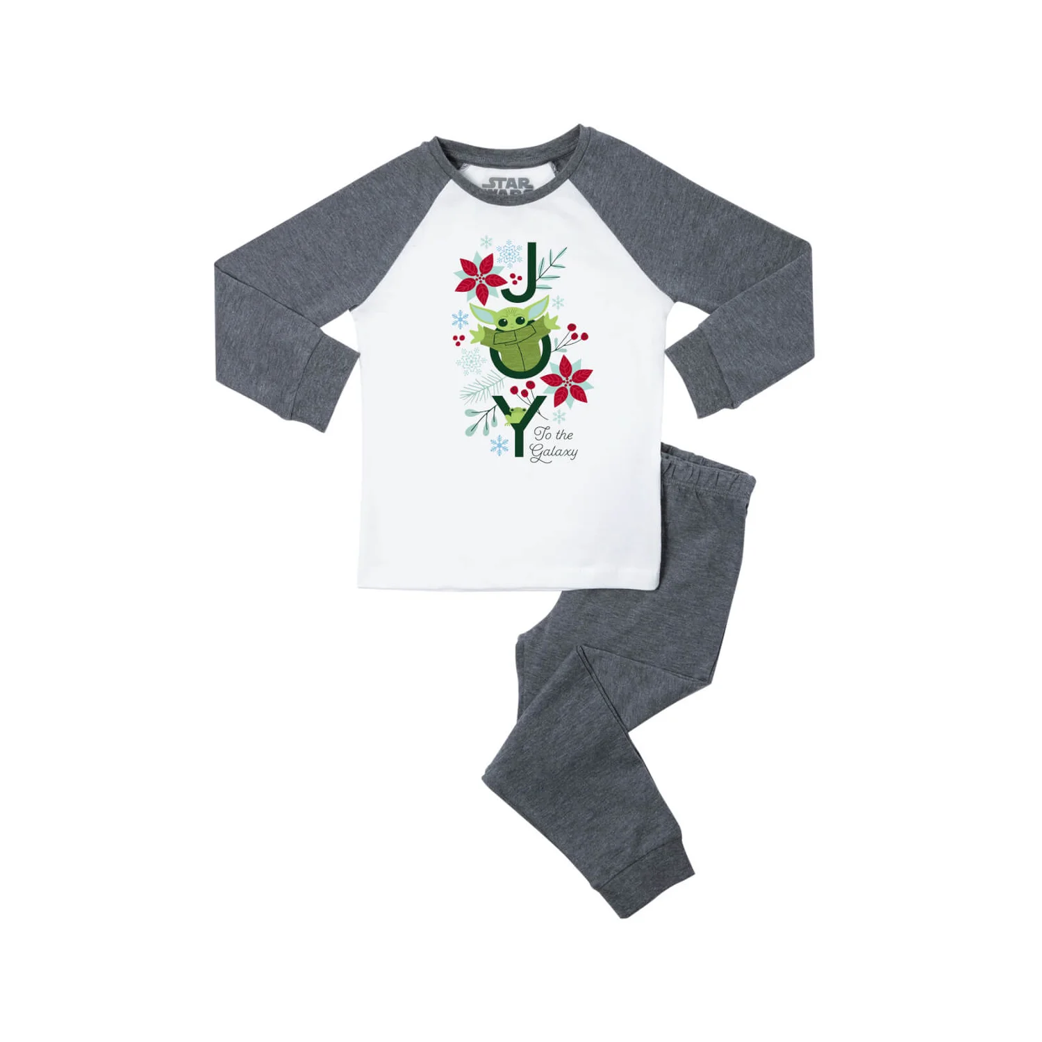 Star Wars Joy To The Galaxy Babies/Toddler Pyjamas - Grey