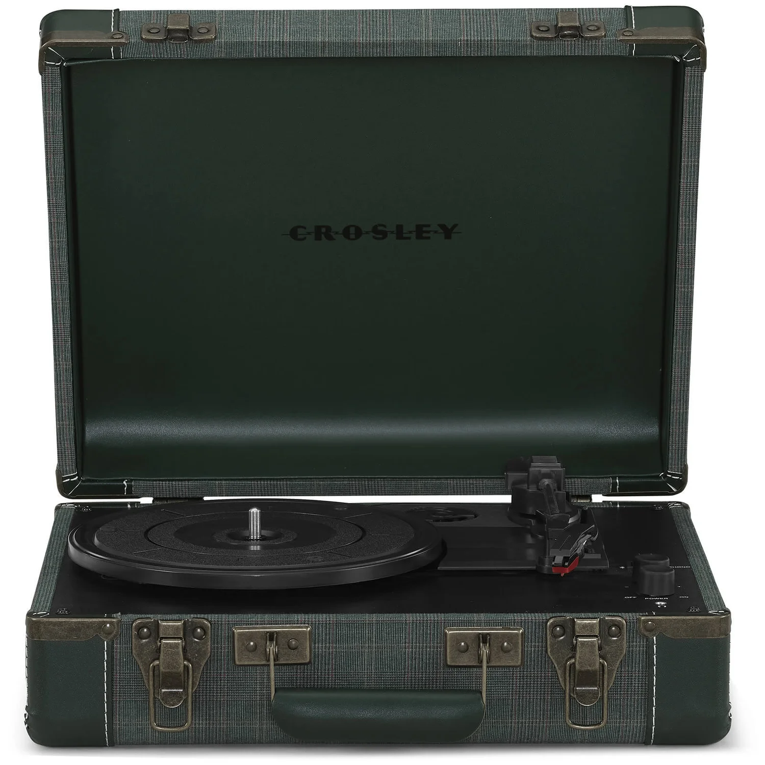 Executive Portable USB Turntable w/Bluetooth Out - Pine