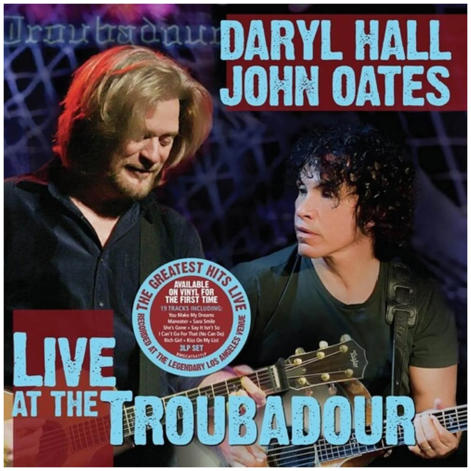 Daryl Hall & John Oates - Live At The Troubador Vinyl 3LP