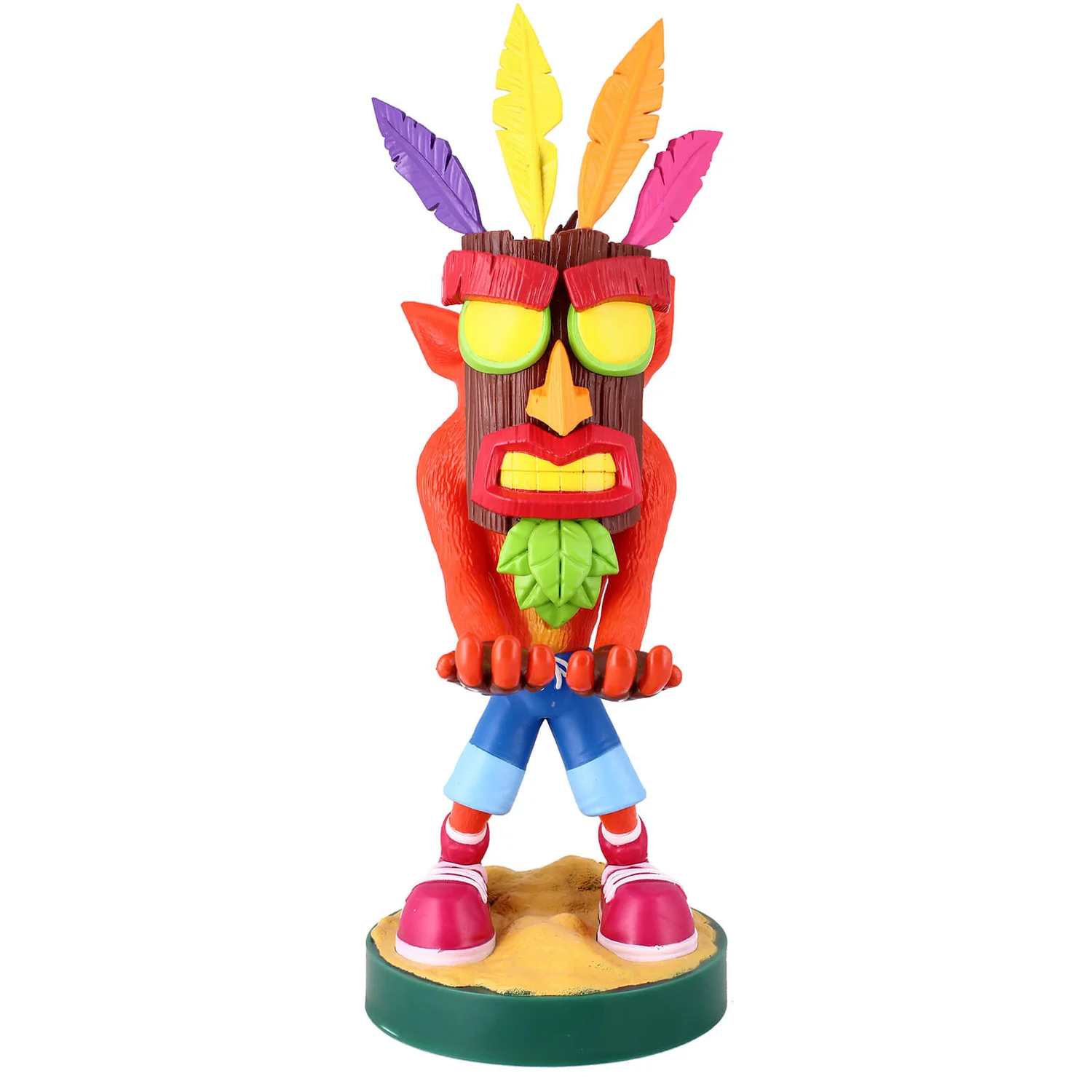 Crash Bandicoot Aku Aku Cable Guy 8 Inch Controller and Smartphone Stand
