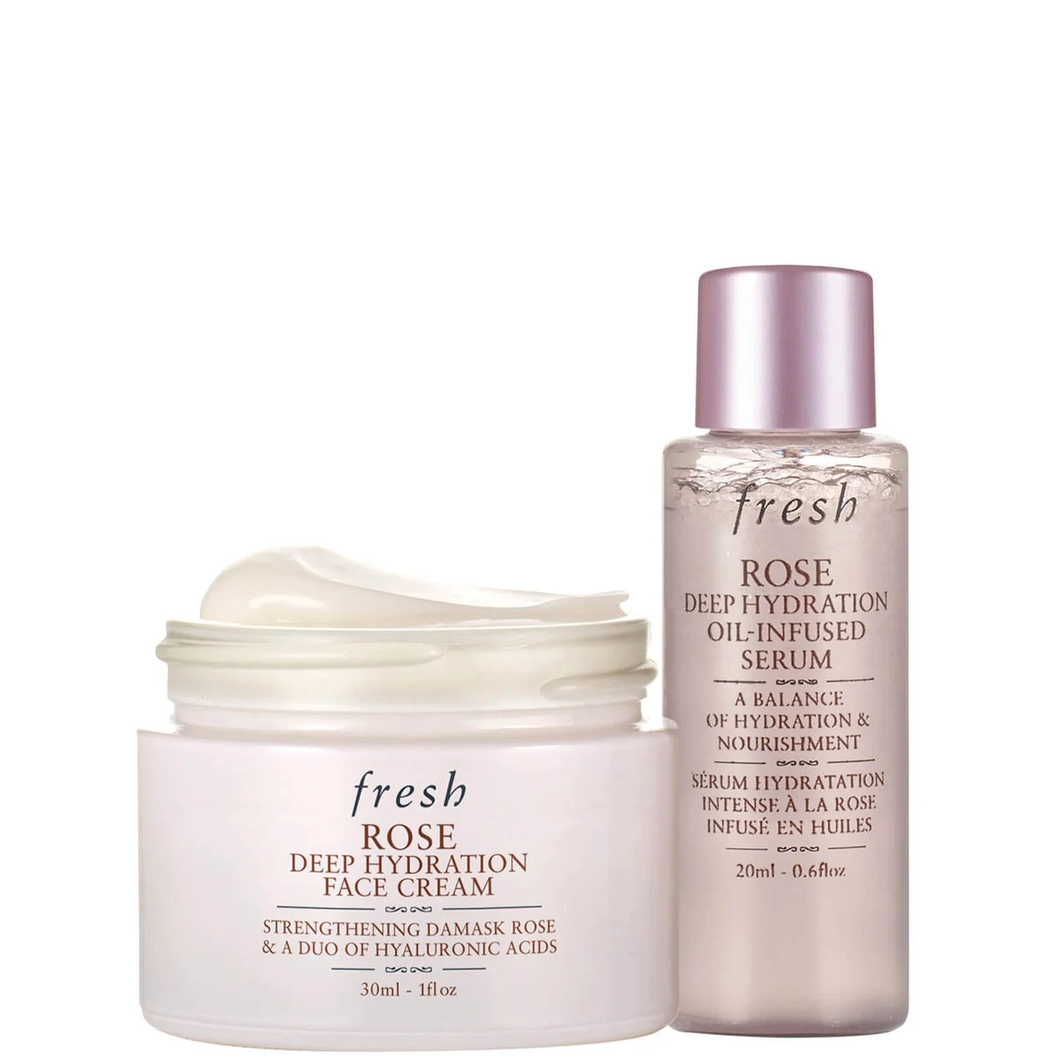 مجموعة هدايا روز باورد للعناية بالبشرة مكونة من قطعتين من Fresh