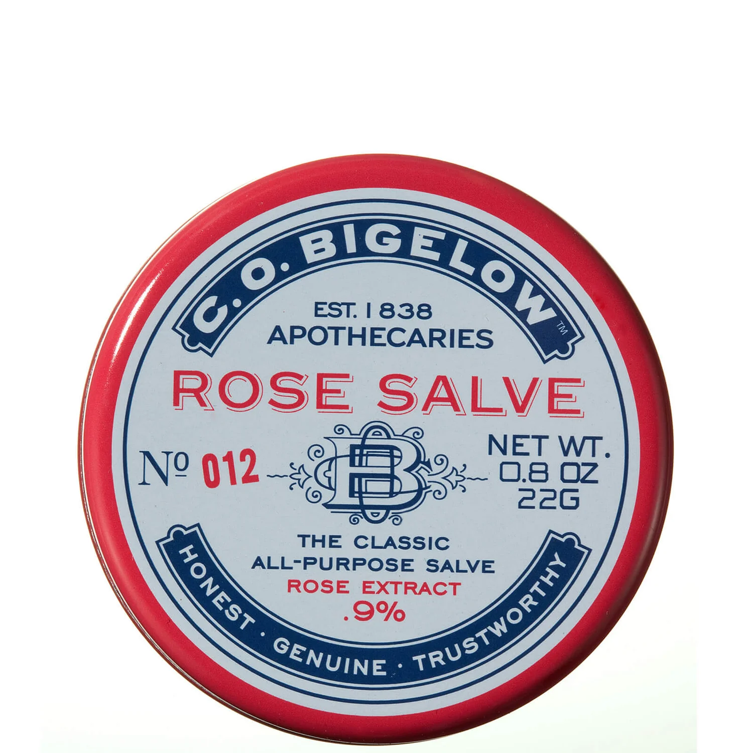 C.O. Bigelow Rose Salve Tin 0.8ml
