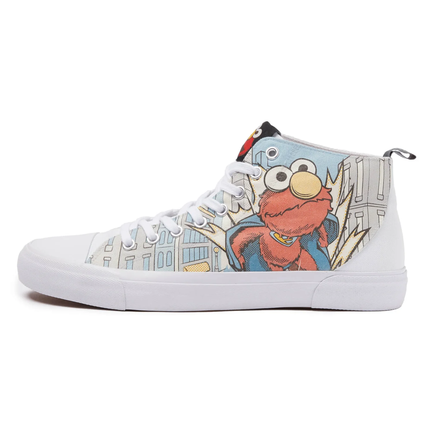 Akedo x Sesame Street Elmo White Signature High Top