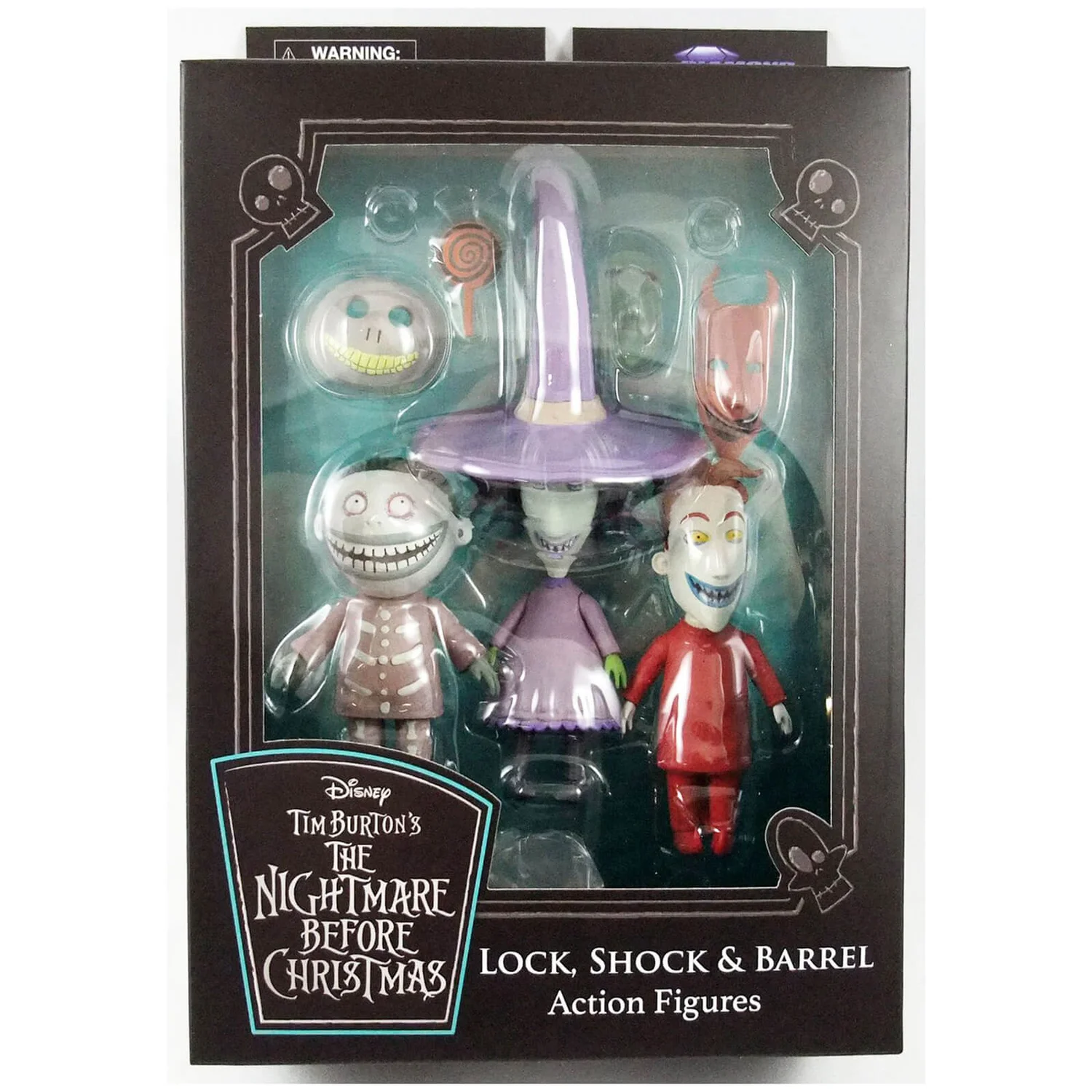 Diamond Select Nightmare Before Christmas Lock, Shock, and Barrel Action Figure