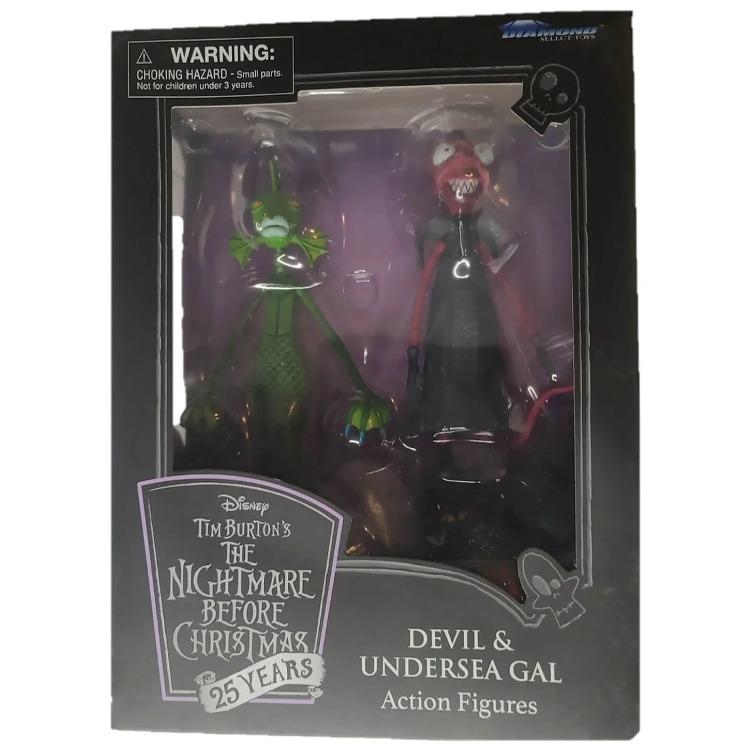 Diamond Select Nightmare Before Christmas Devil and Undersea Gal Action Figure