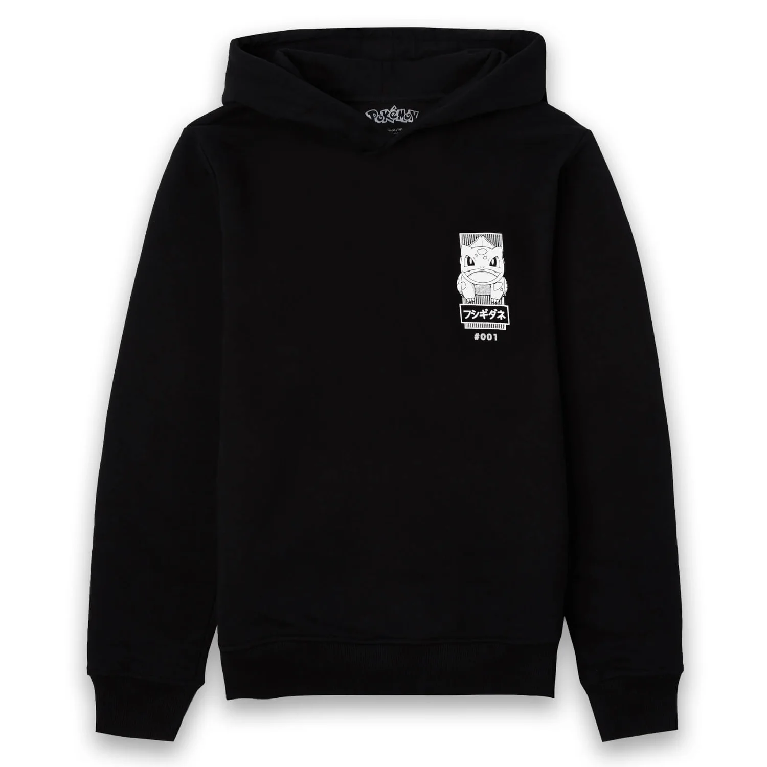 Pokémon Bulbasaur Manga Hoodie - Black
