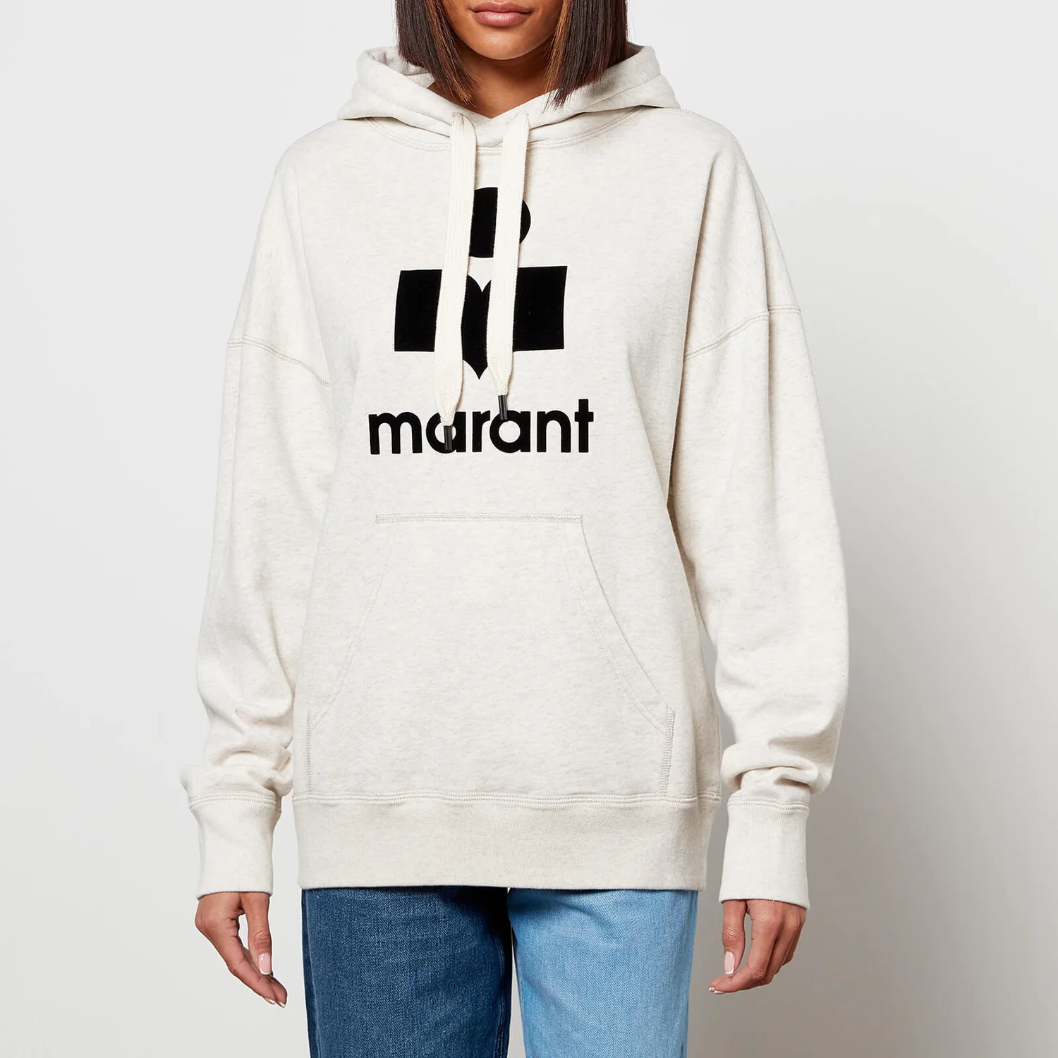 Isabel Marant Étoile Women's Mansel Hooded Sweatshirt - Ecru - FR 34/UK 6