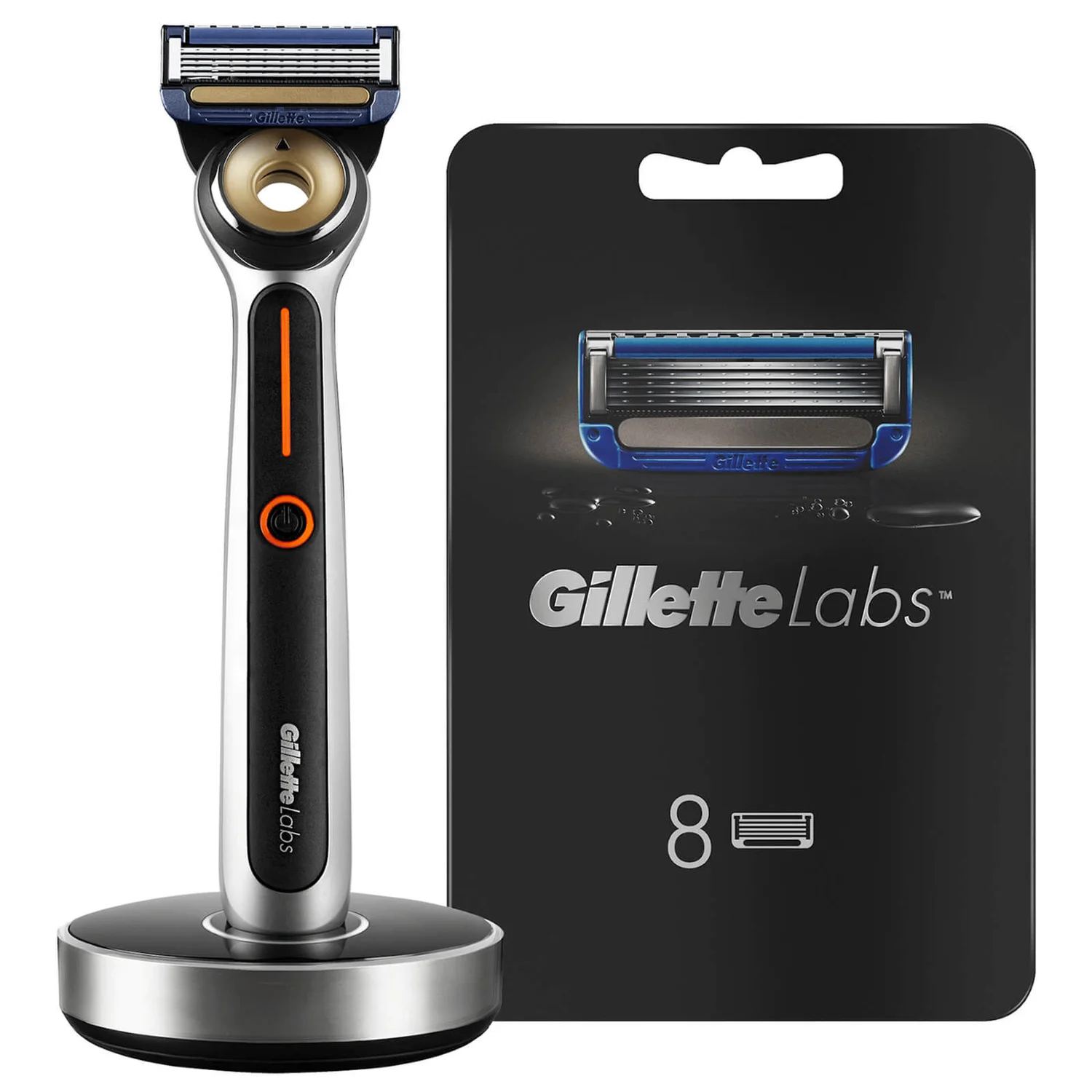 GilletteLabs Heated Razor Starter Kit and 8 Blades