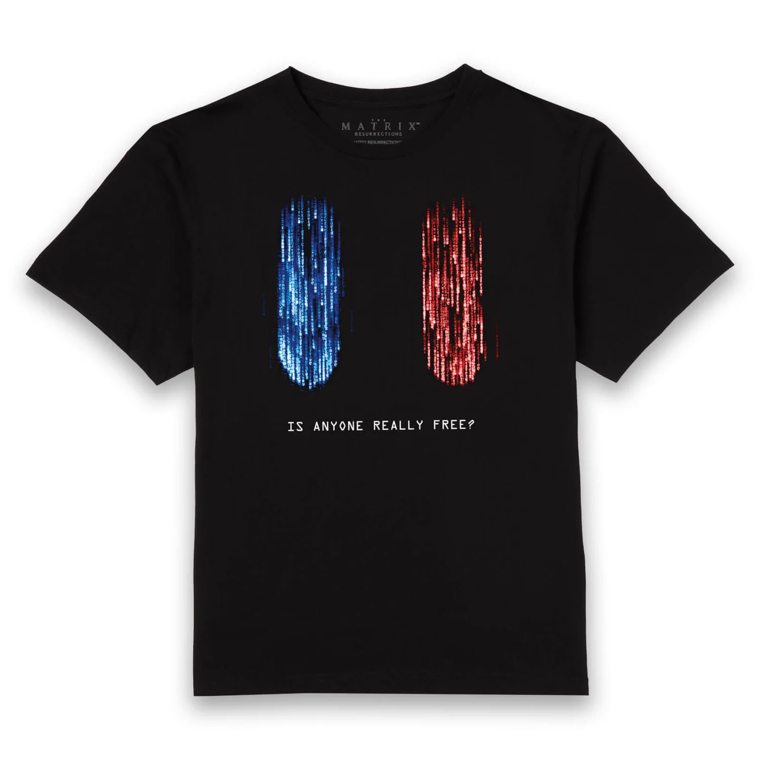 Matrix Red Pill Blue Pill Unisex T-Shirt - Black
