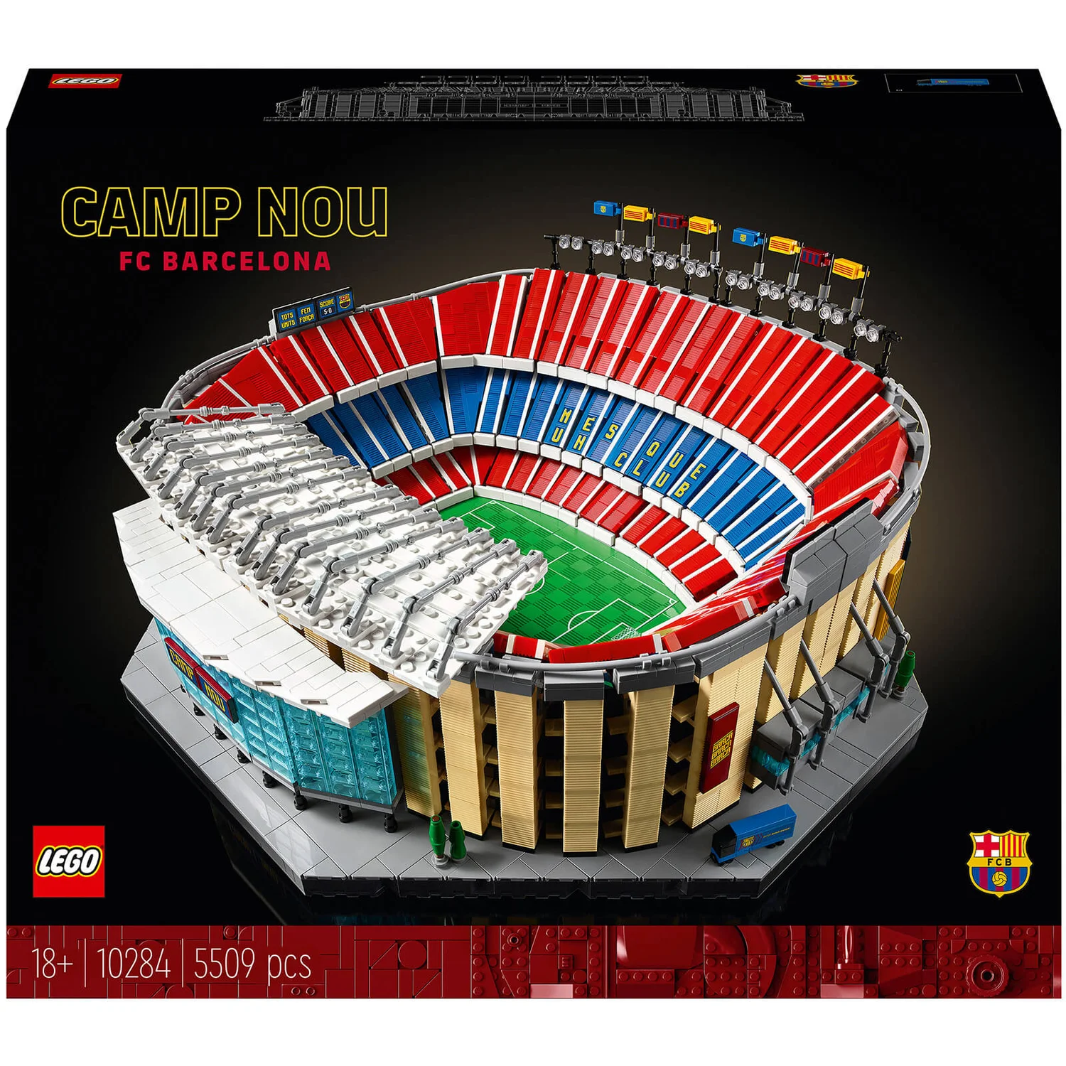 5509-Piece LEGO Camp Nou FC Barcelona Football Set