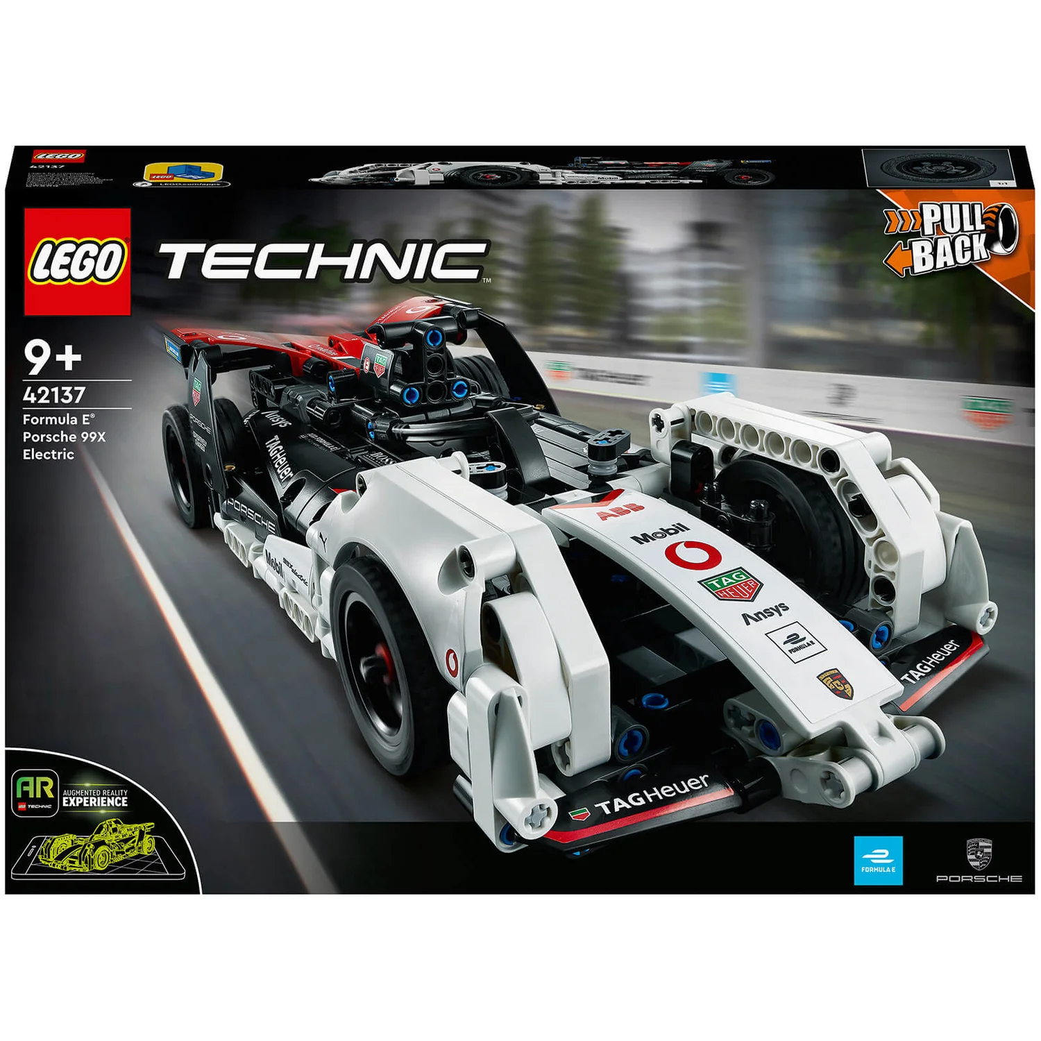 LEGO Technic: Formula E Porsche 99X Electric AR Car Toy (42137)