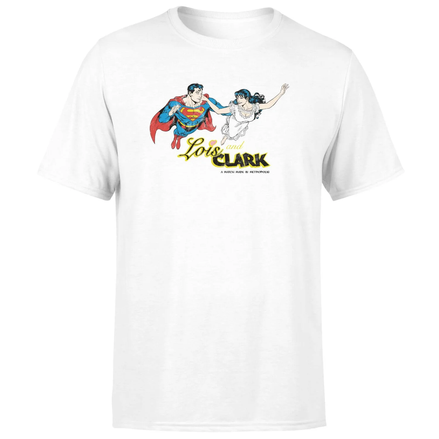 Superman Lois And Clark Unisex T-Shirt - White