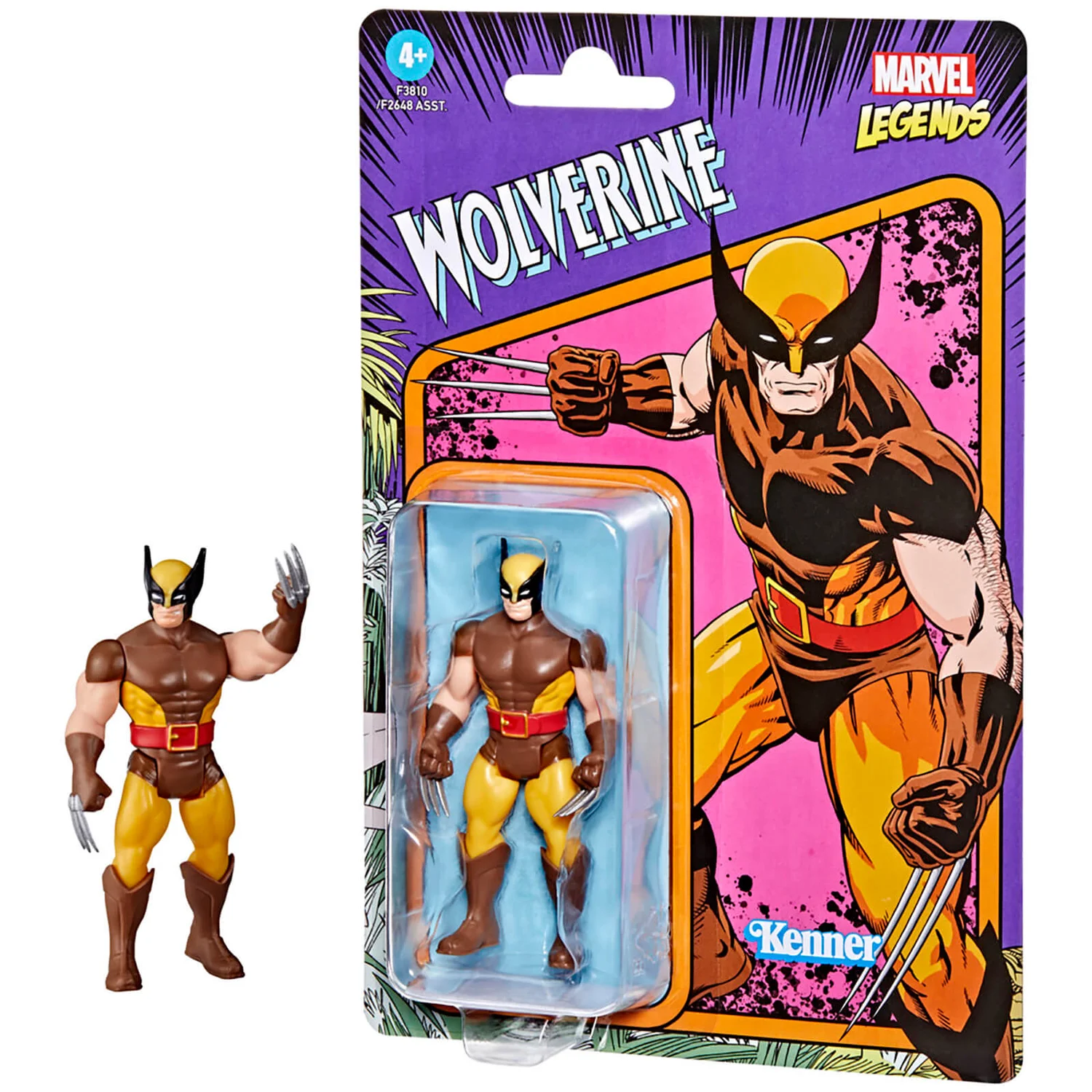 Hasbro Marvel Legends Retro 3.75 Inch Wolverine Action Figure