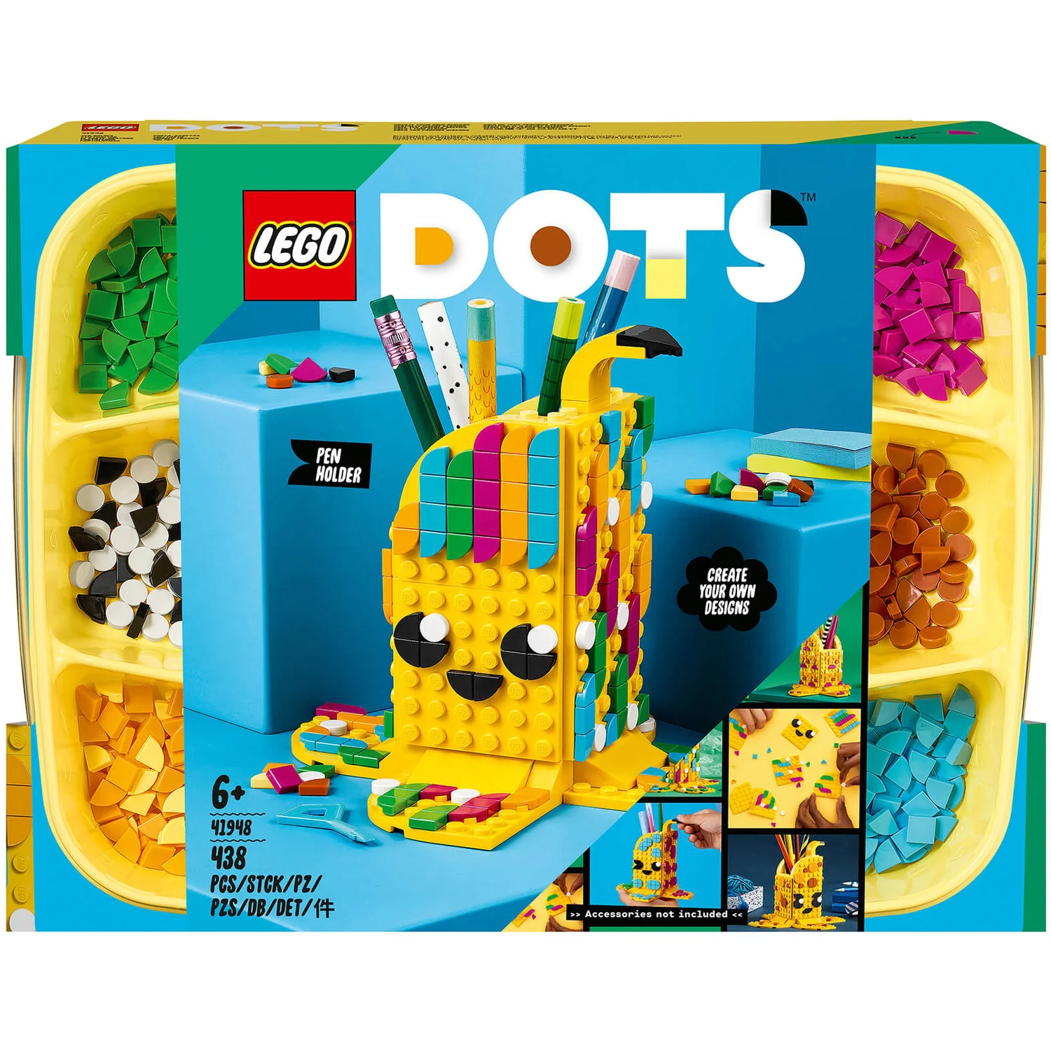 LEGO DOTS: Cute Banana Pen Holder (41948)