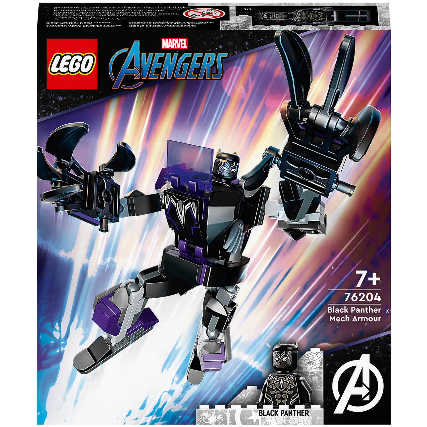 LEGO Marvel Black Panther Mech Armor Figure Set (76204)